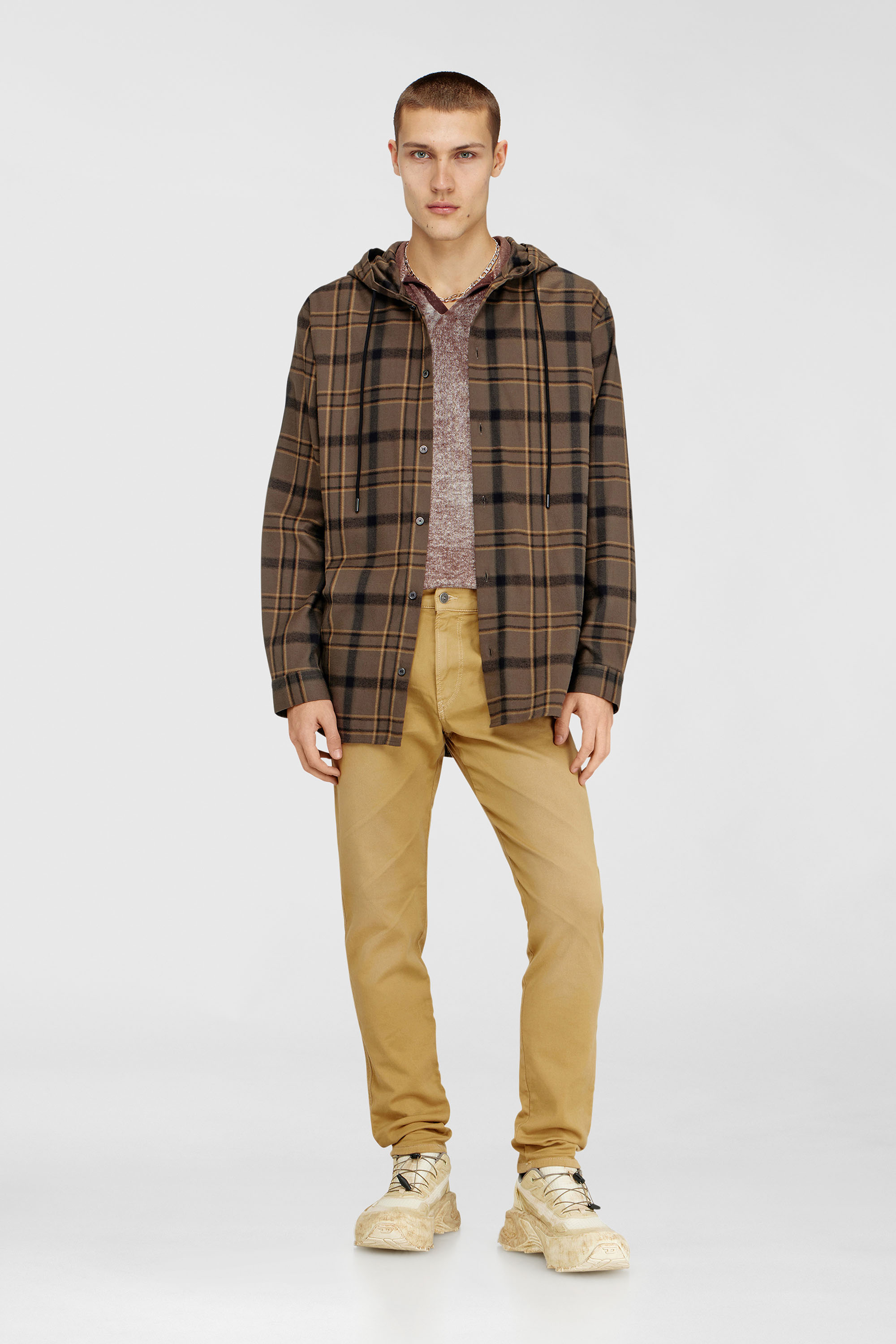 Diesel - Slim 2062 D-Strukt Joggjeans&reg; 0670M Homme, Beige - Image 1