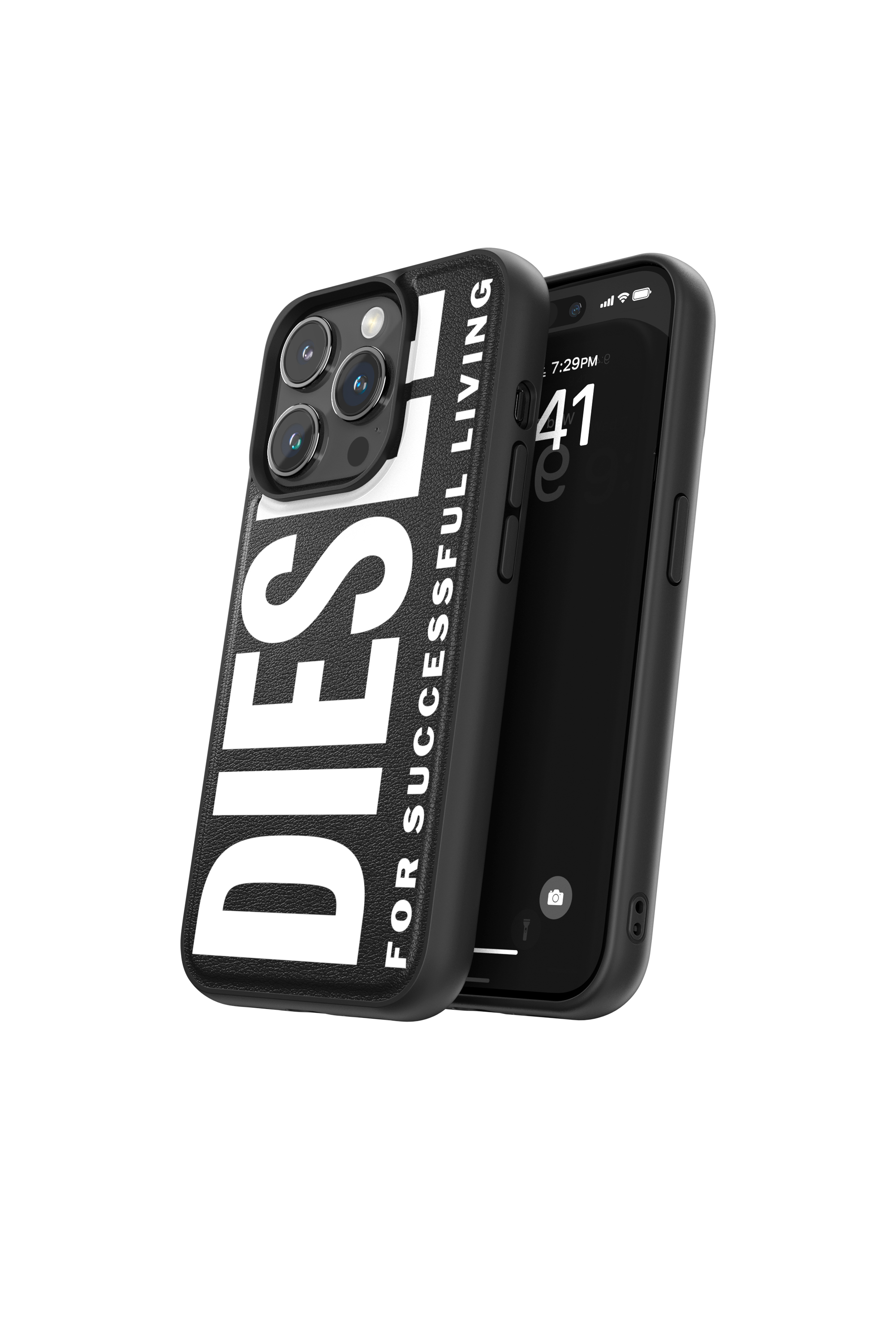 Diesel - 54166 MOULDED CASE, Coque moulée iP15 Pro Mixte in Noir - 3