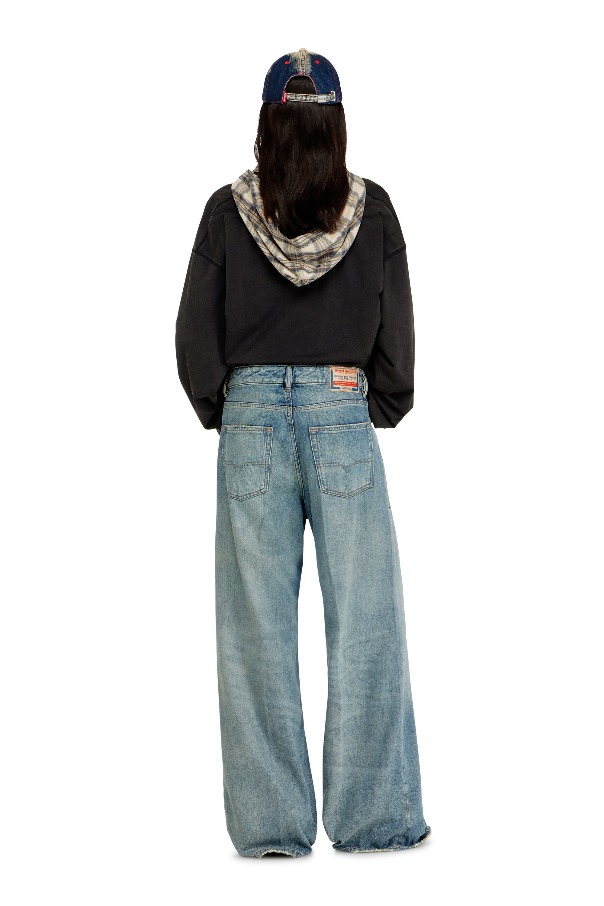 Diesel - Relaxed Jeans 1996 D-Sire 0BEBL Femme, Bleu moyen - Image 3