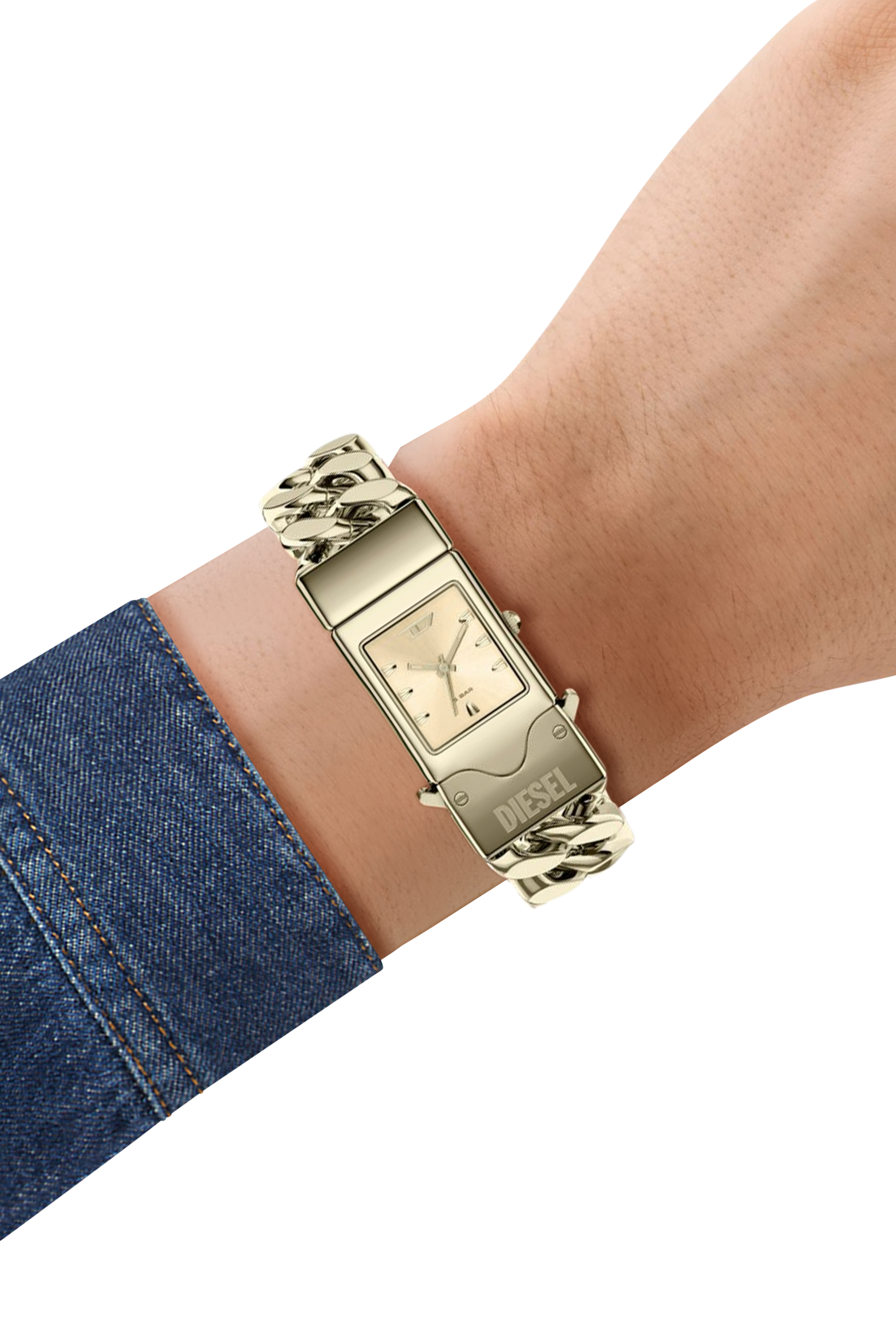Diesel - DZ2235 WATCH, Montre Closer en acier inoxydable dor&eacute; Homme in Dor&eacute; - 4