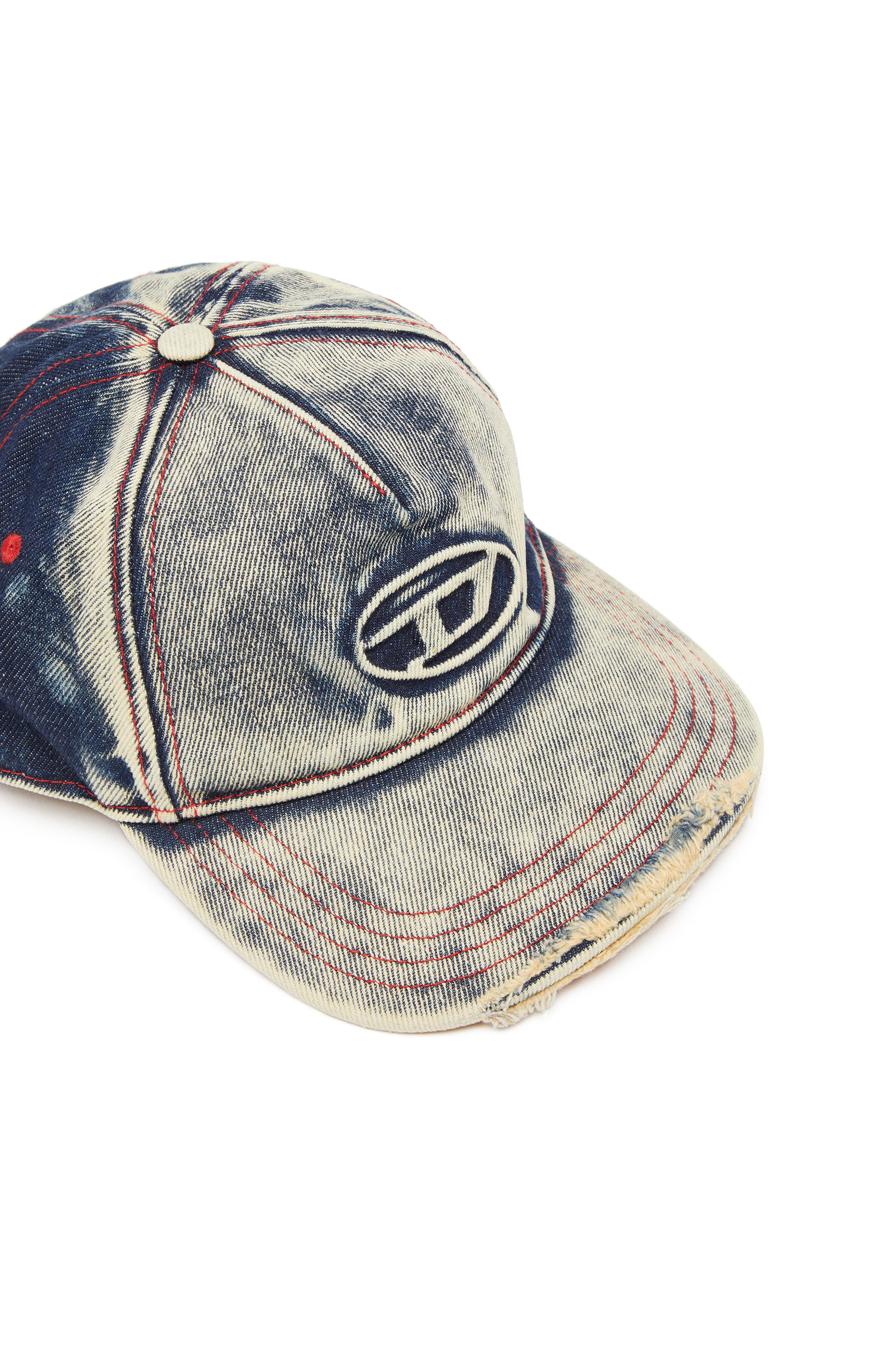 Diesel - C-SEYMON, Casquette de baseball en denim traité Mixte in Polychrome - 3