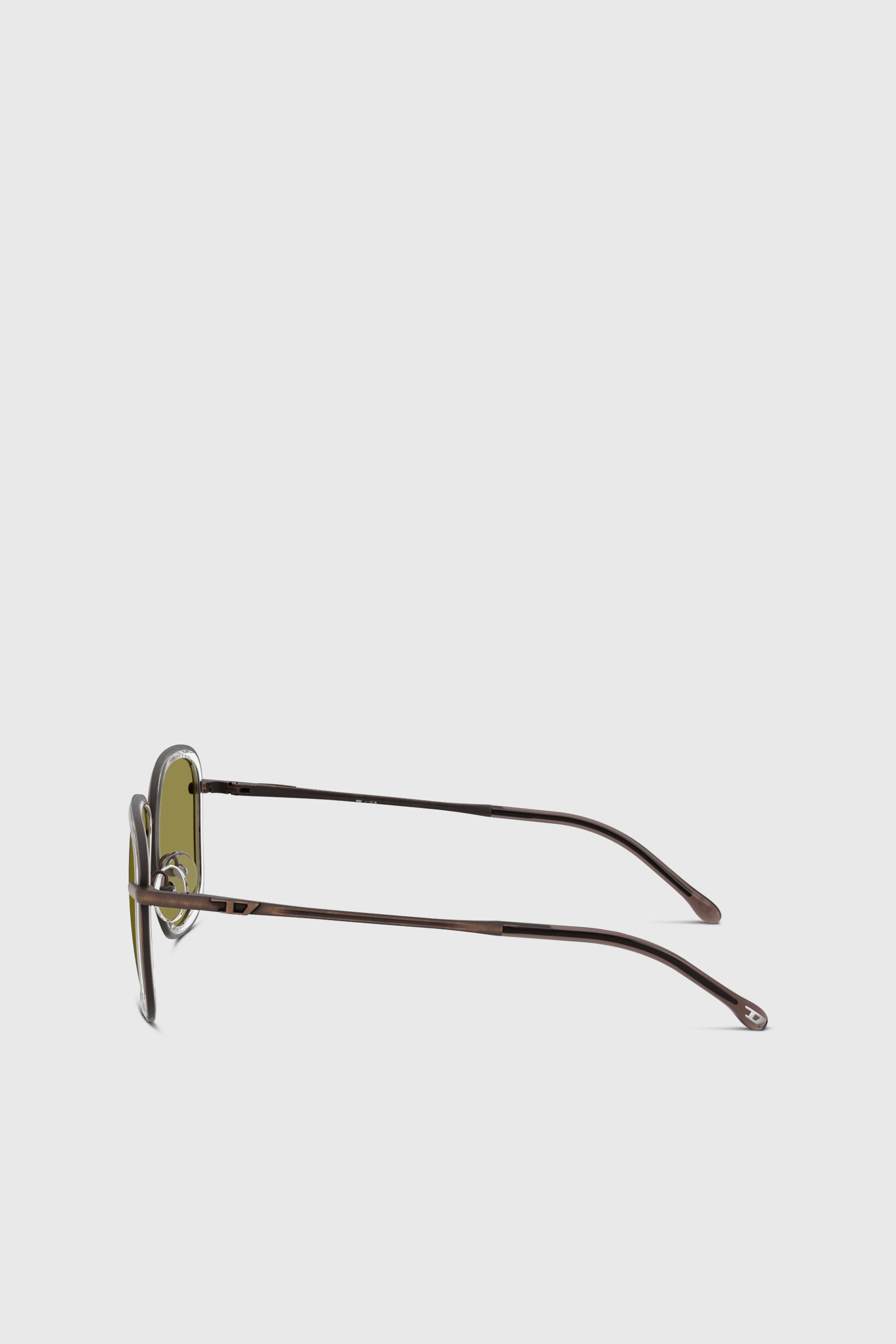 Diesel - 0DL1017, Lunettes de soleil carr&eacute;es Mixte in Vert - 2