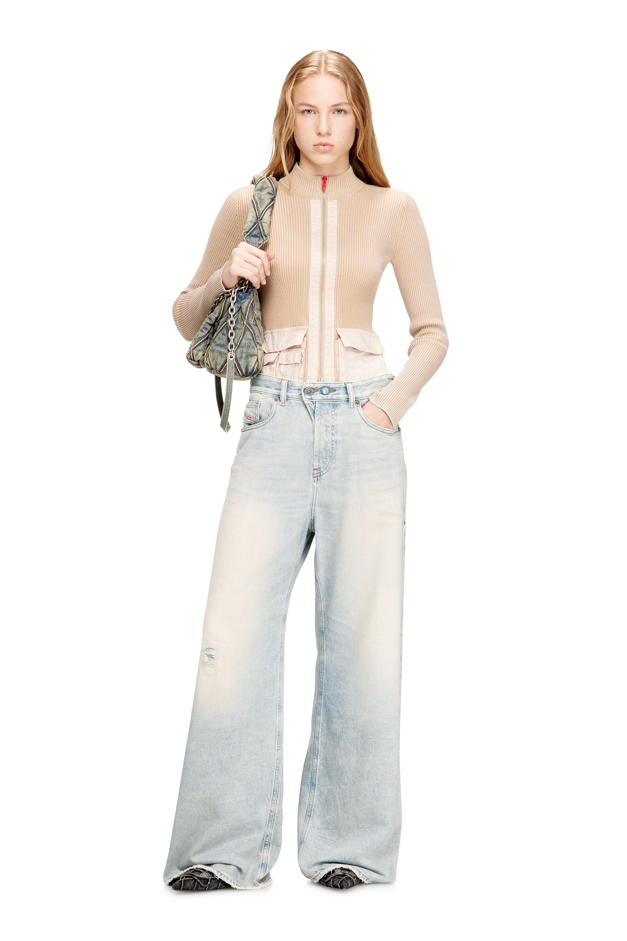 Diesel - Relaxed Jeans 1996 D-Sire 09N22 Femme, Bleu Clair - Image 2