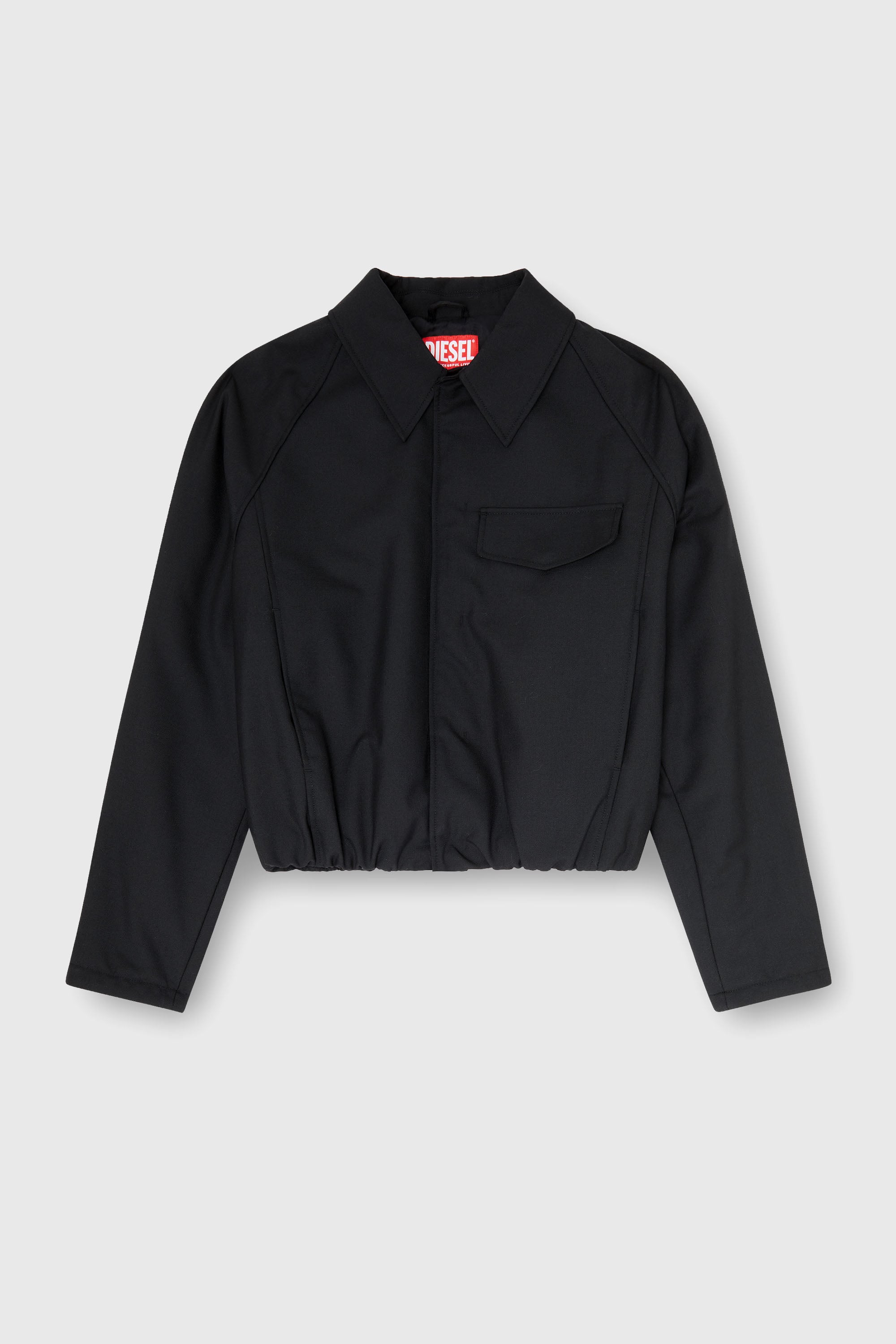 Diesel - J-ATTOR-COOL, Blouson fronc&eacute; en m&eacute;lange de laine Homme in ToBeDefined - 2