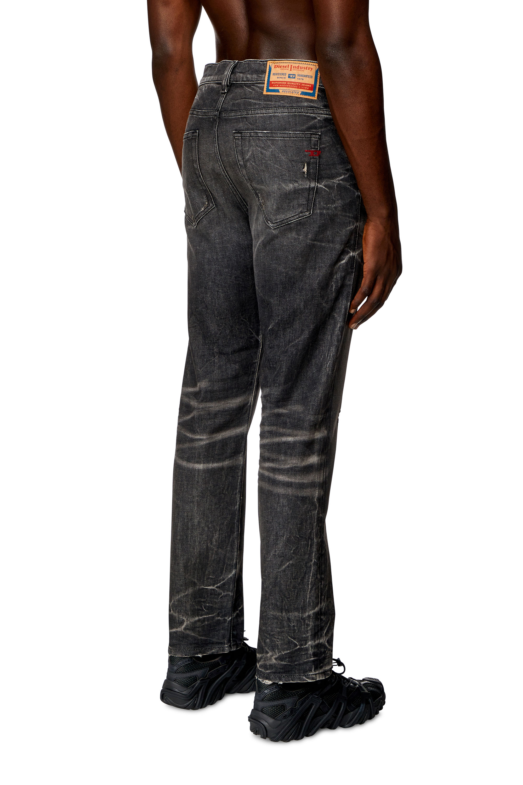 Diesel - Regular Jeans 2020 D-Viker 09H51 Homme, Noir/Gris foncé - Image 3