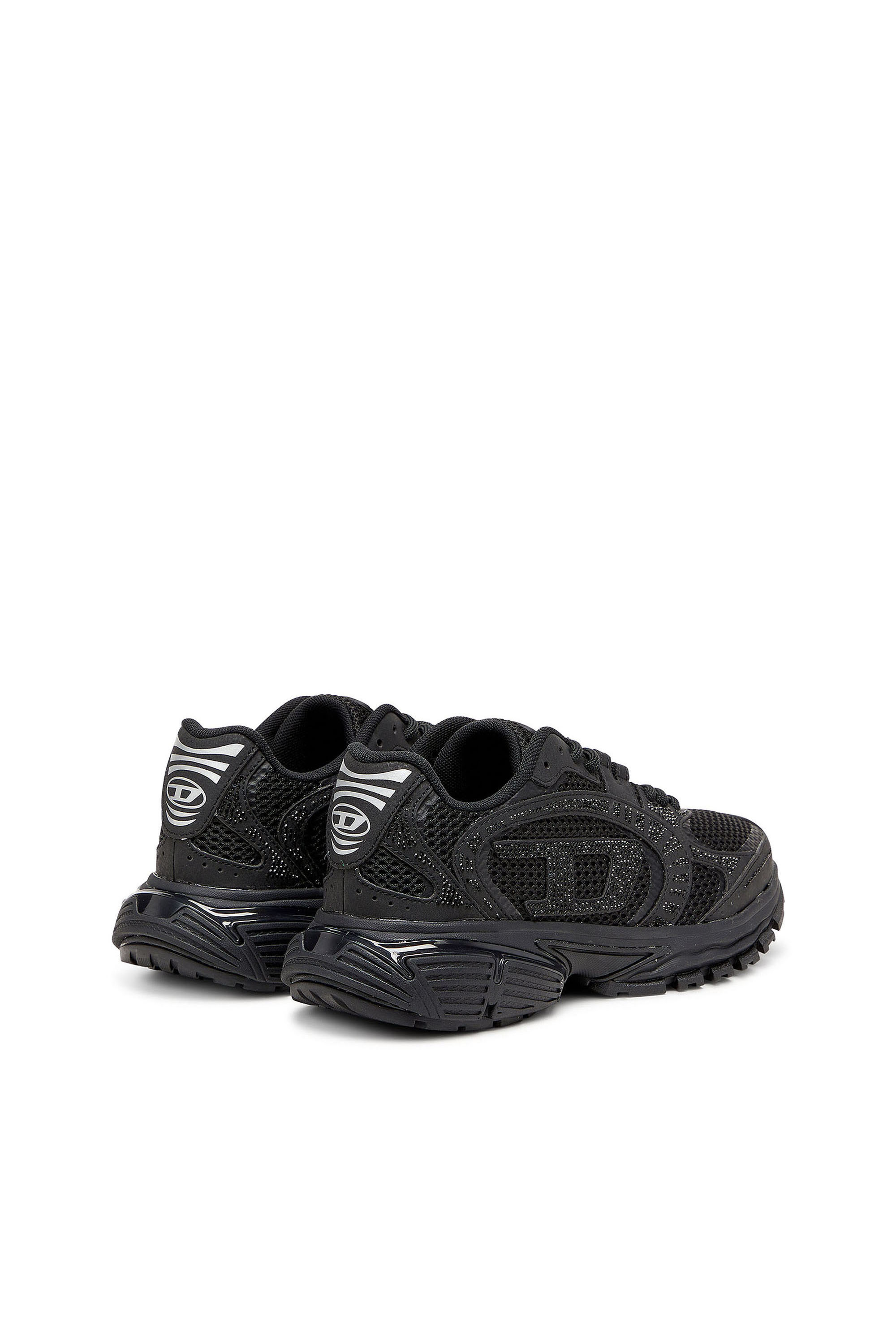 Diesel - S-PRO-V-DENSE LOW W, S-Pro-V-Dense - Sneakers en mesh avec cristaux Femme in Noir - 3
