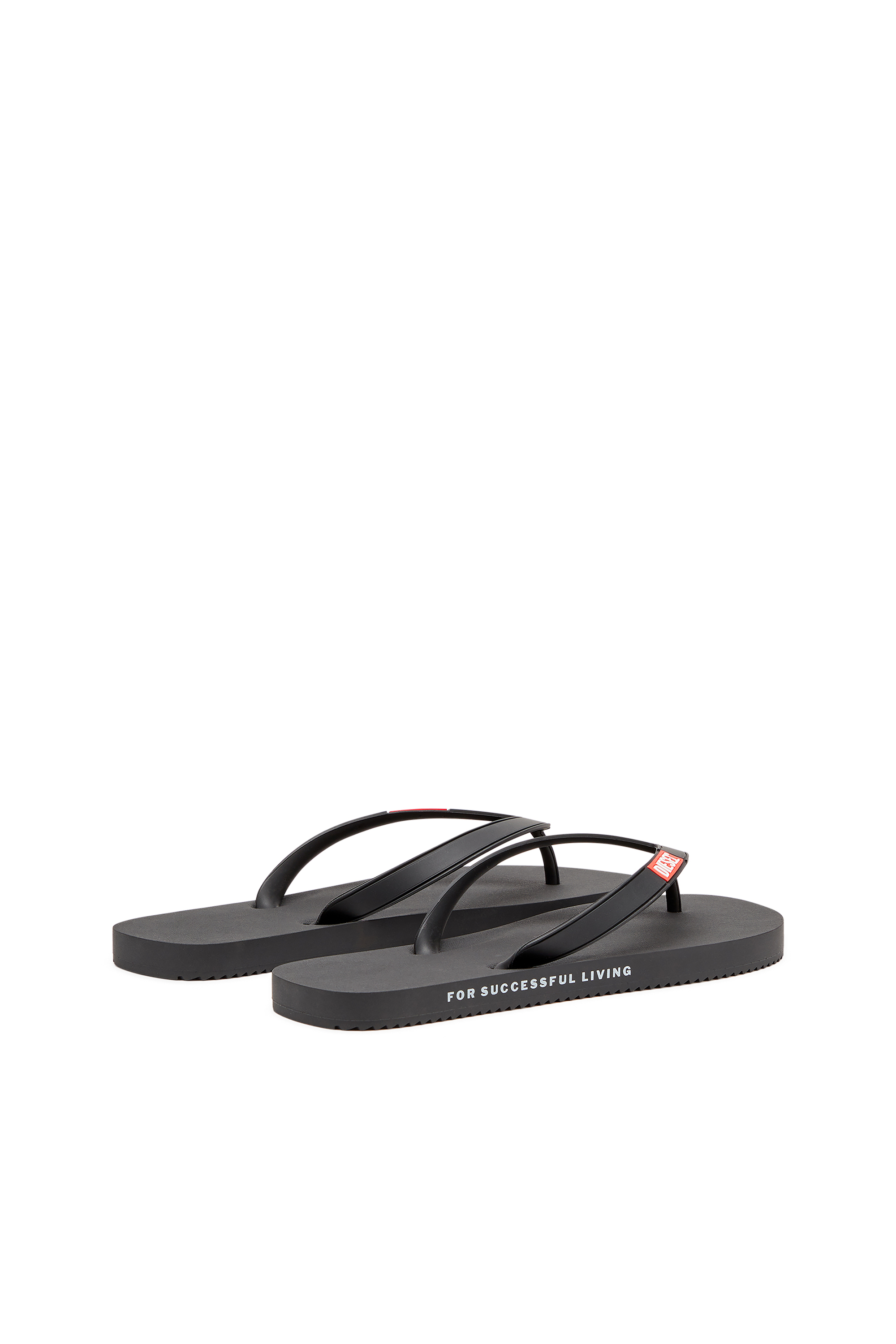 Diesel - SA-RIO, Sa-Rio-Tongs en caoutchouc Homme in Noir - 3