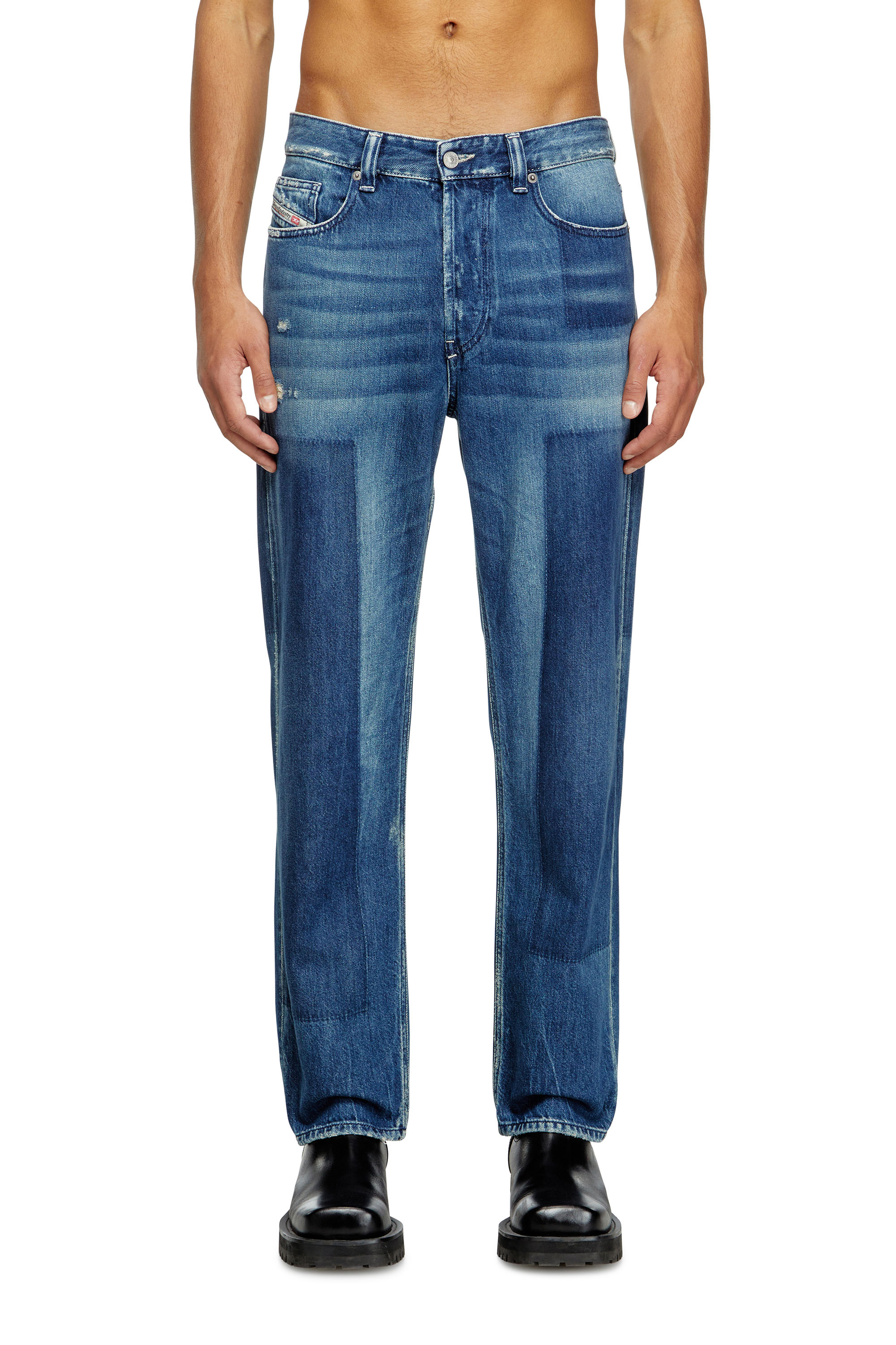 Diesel - Regular Jeans 2024 D-Macs 09M52 Homme, Bleu Foncé - Image 2