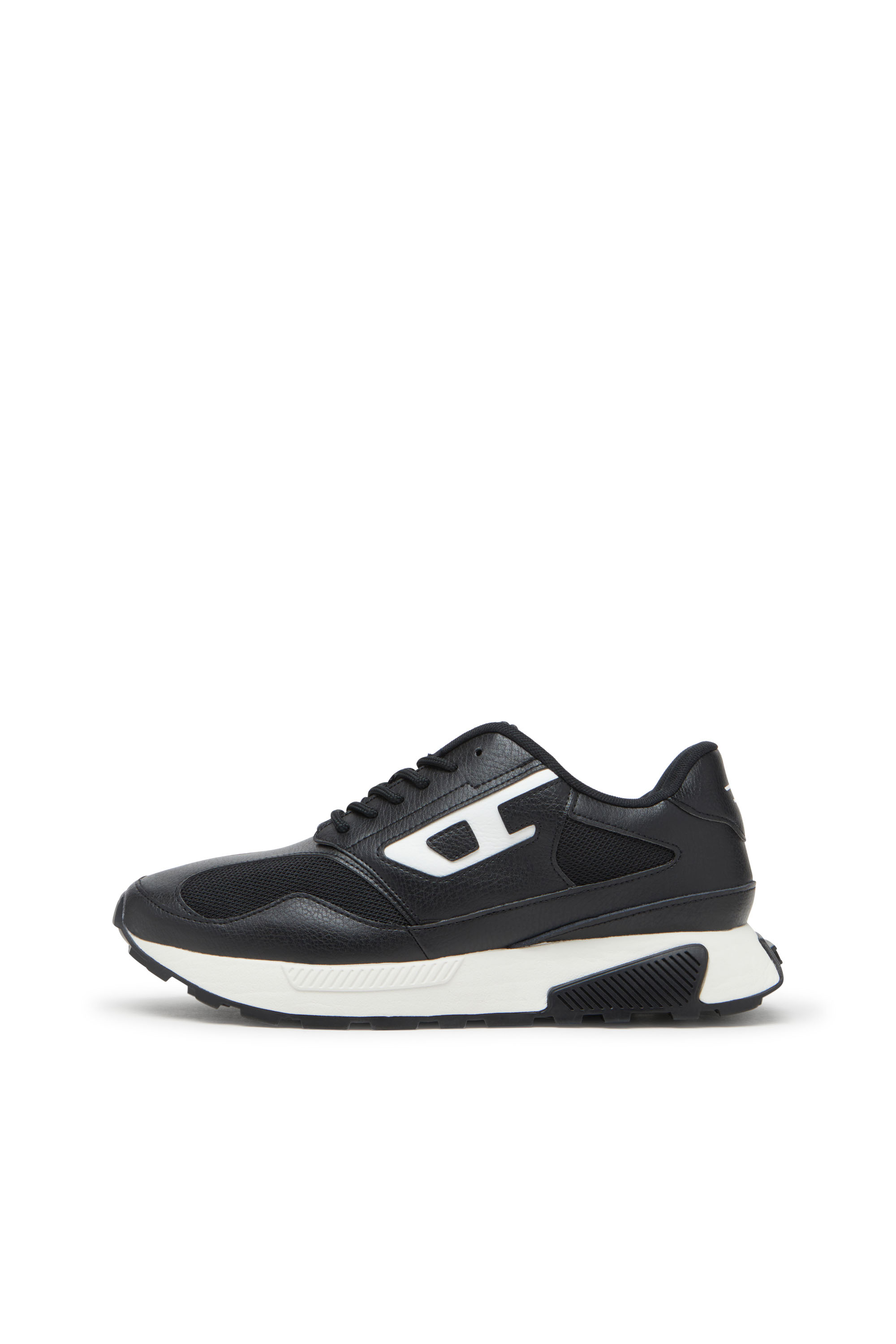 Diesel - S-TAME-D RUNNING, Sneakers en mesh, cuir suédé et PU Homme in Noir - 7