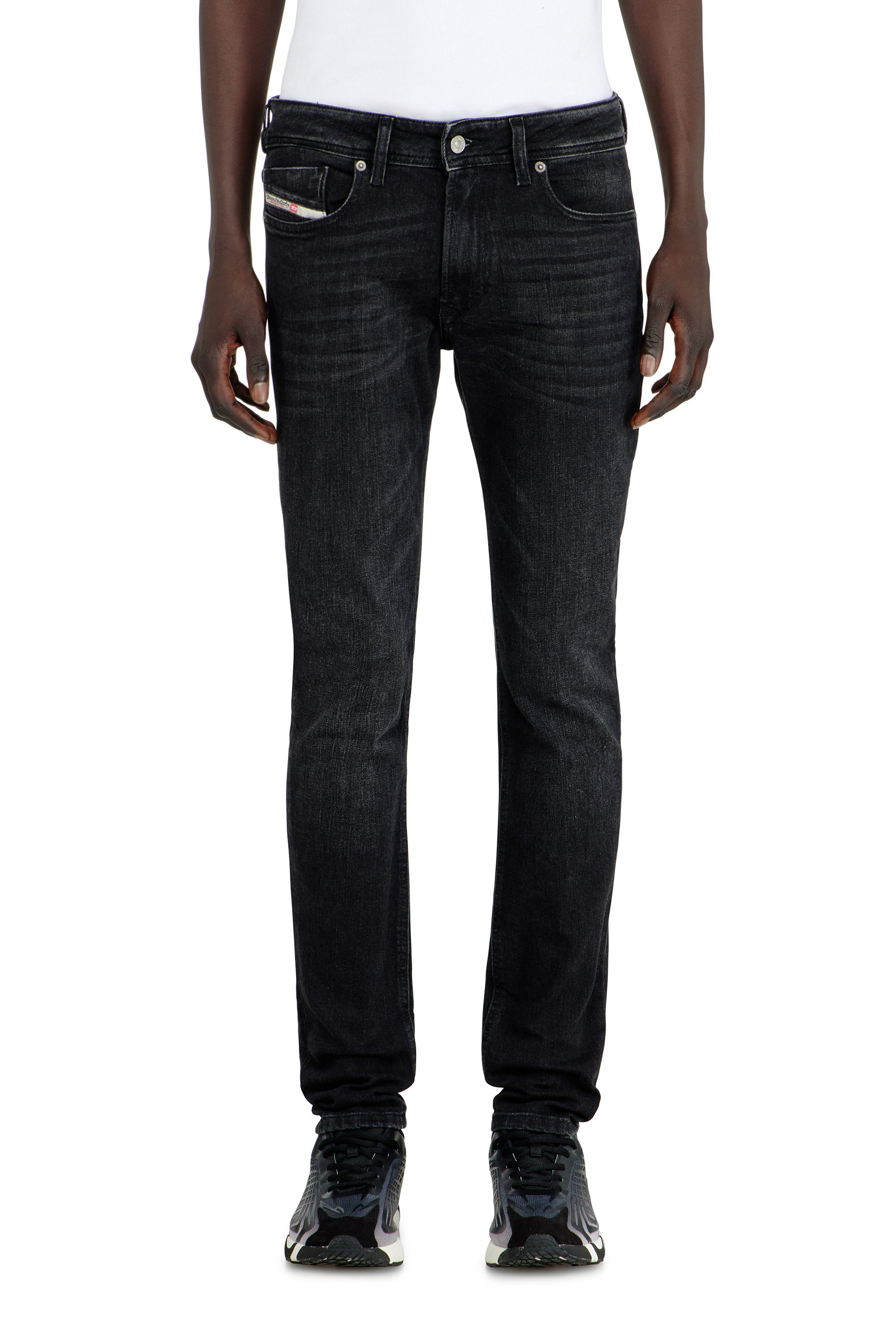 Diesel - Skinny Jeans 1979 Sleenker 0GRDA Homme, Noir/Gris fonc&eacute; - Image 4