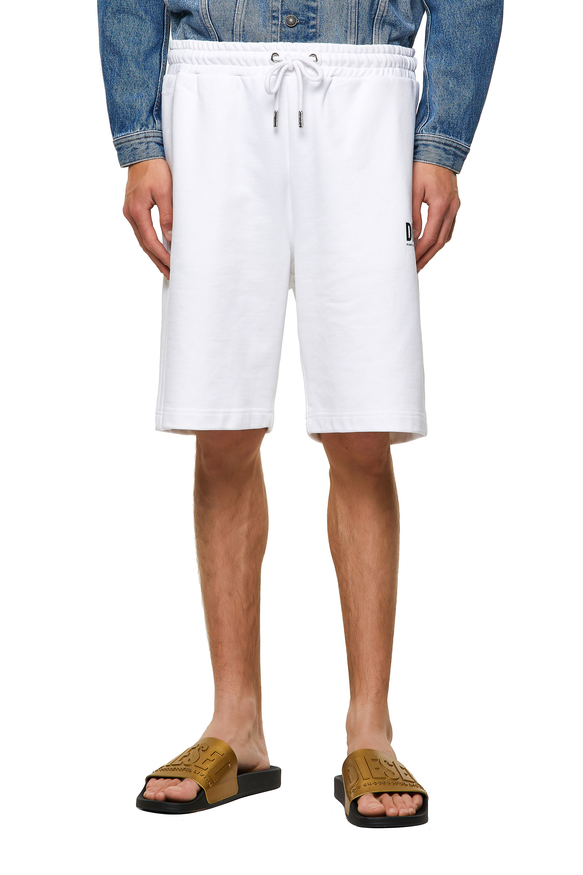 P-CROWN-ECOLOGO, Blanc - Shorts