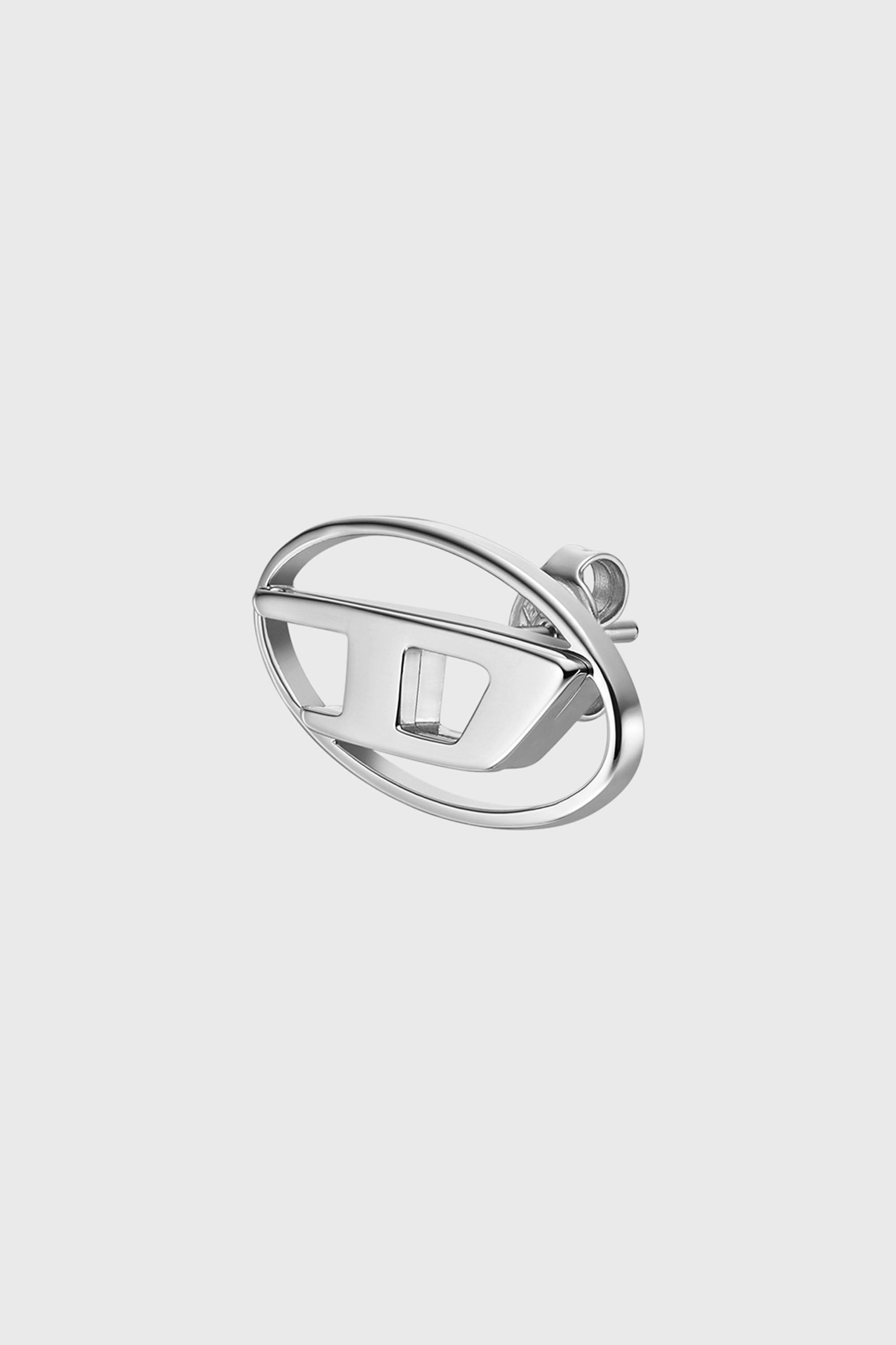 Diesel - DX1502, Boucle d'oreille en acier inoxydable Mixte in Gris argent&eacute; - 1