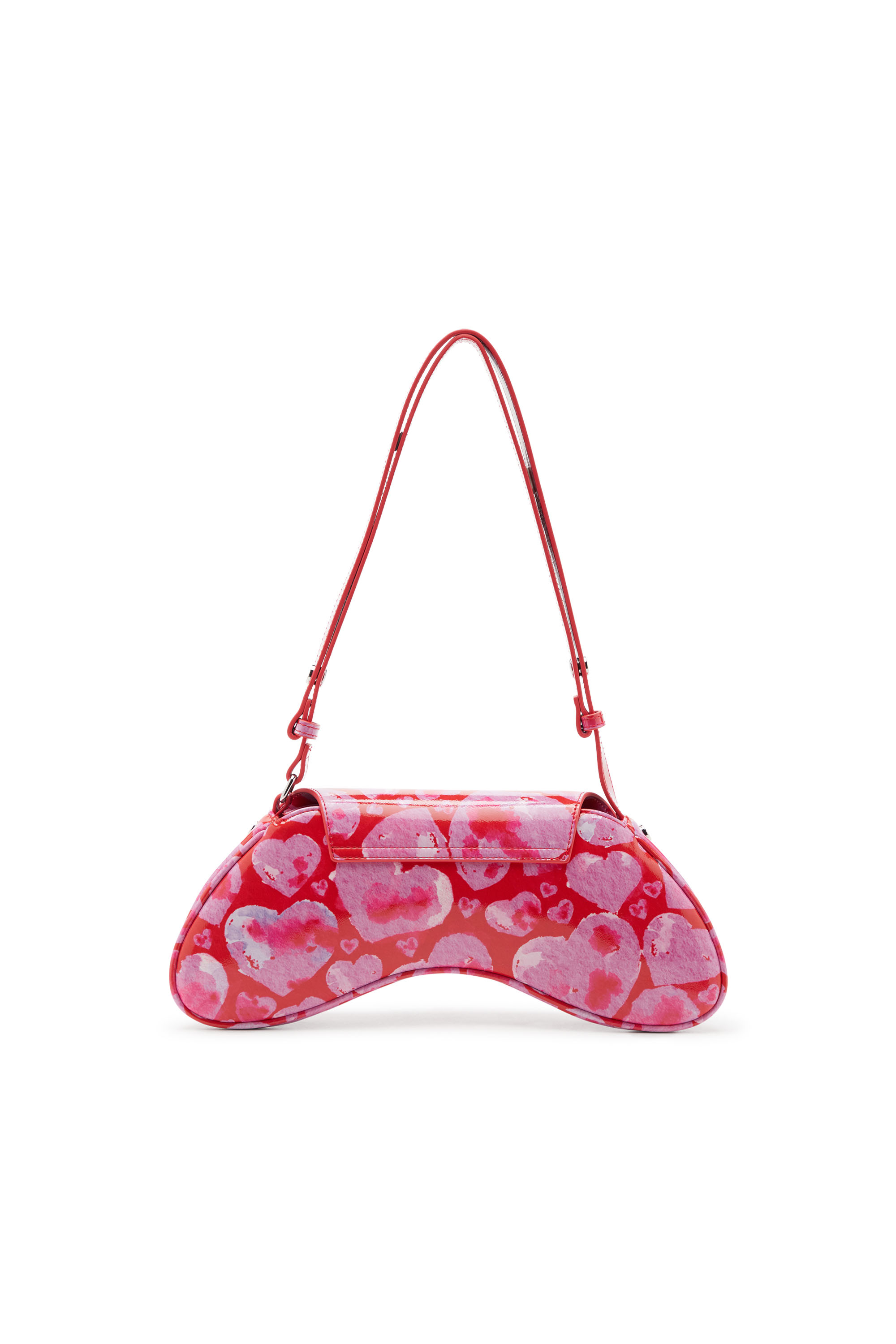Diesel - ST VALENTINE-PLAY CROSSBODY, St Valentine-Play-Sac à bandoulière avec imprimé cœur all-over Femme in Rose - 2