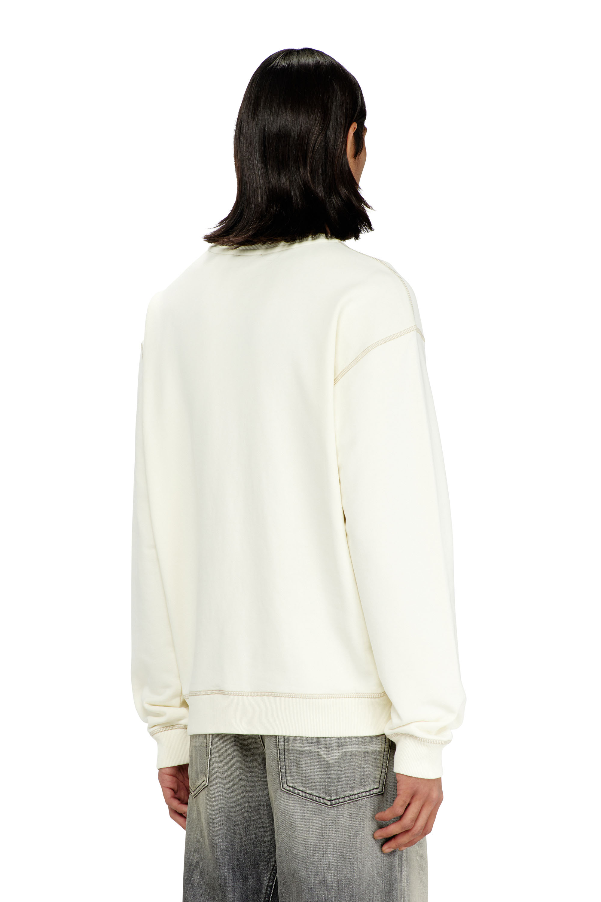 Diesel - S-NORM-AA3, Sweat-shirt avec broderie et imprim&eacute; Homme in ToBeDefined - 4