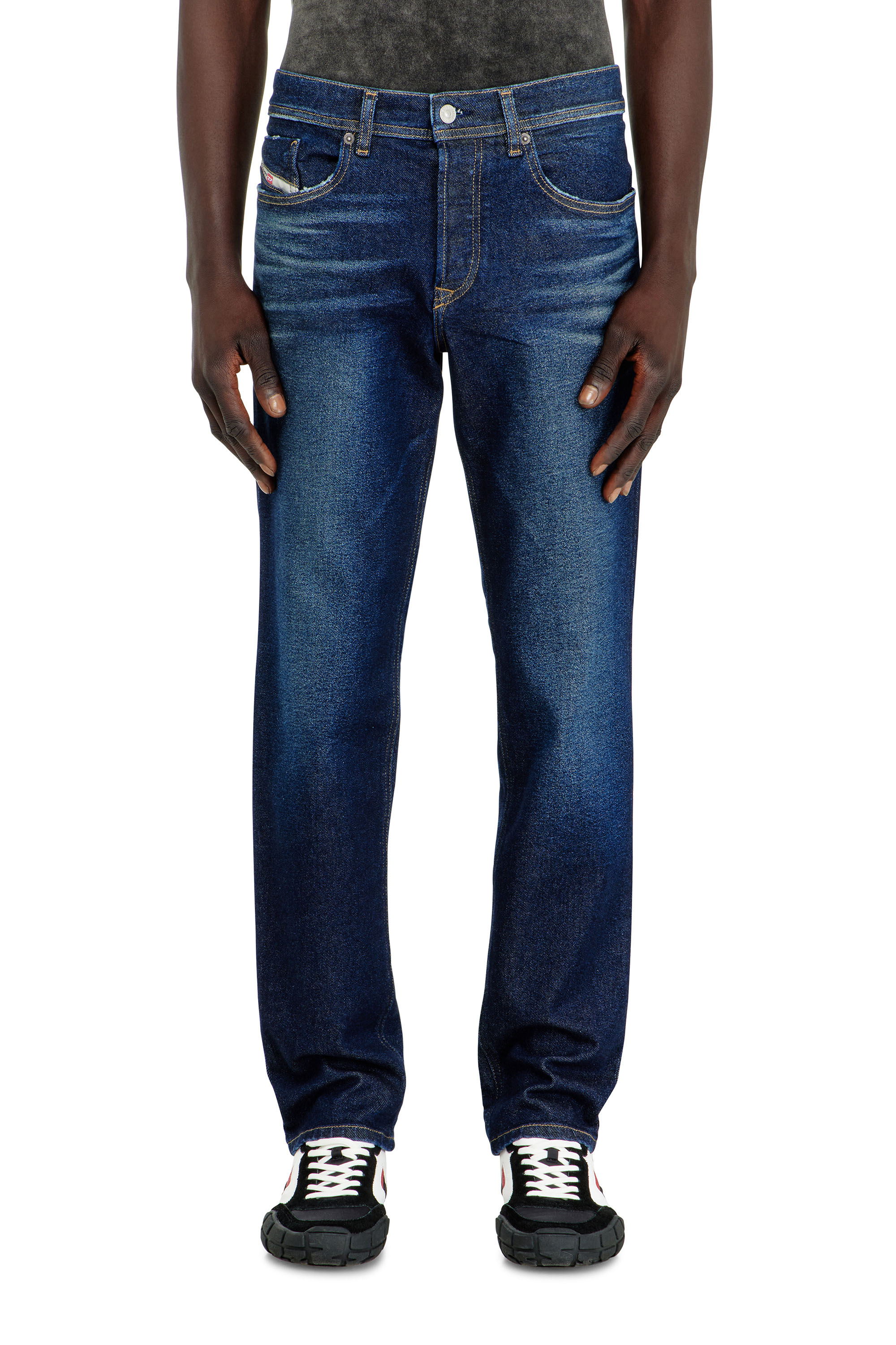 Diesel - Regular Jeans 2023 D-Finitive 0KBBV Homme, Bleu Fonc&eacute; - Image 4