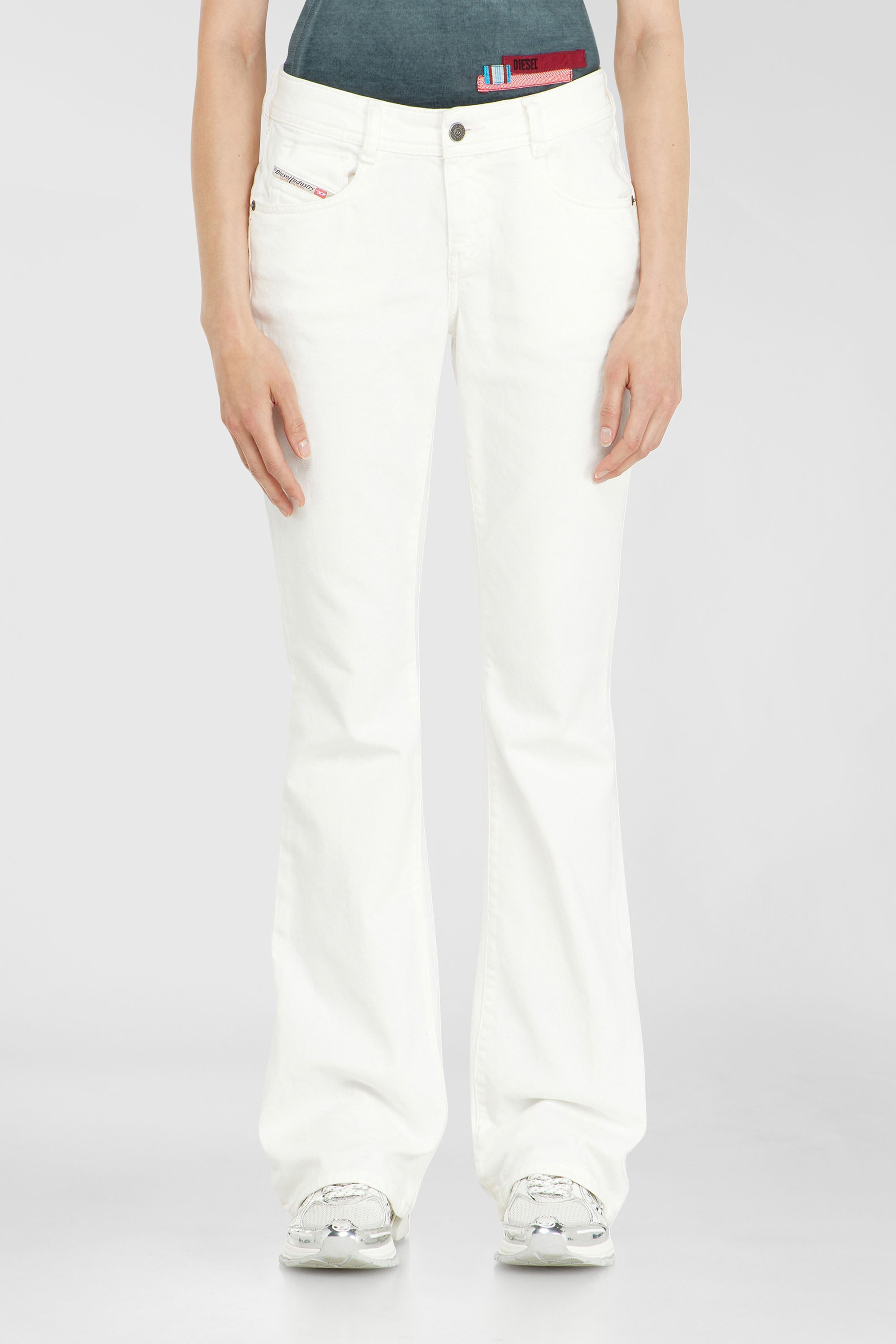 Diesel - Bootcut Jeans 1969 D-Ebbey 09D63 Femme, Blanc - Image 1