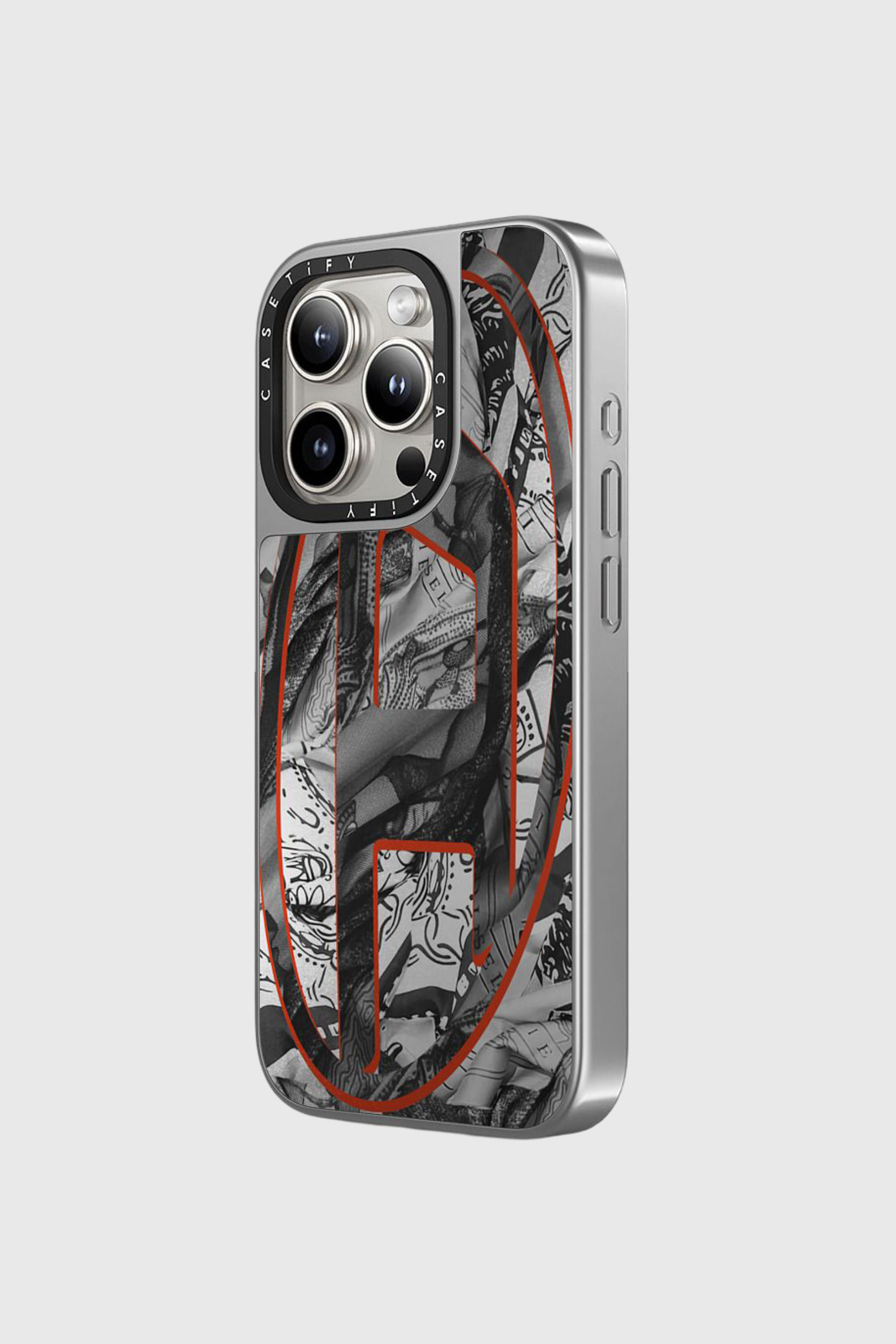 Diesel - 60336 CASETIFY MOULDED CASE, Coque MagSafe Bandana iPhone 15 Pro Mixte in Polychrome - 2
