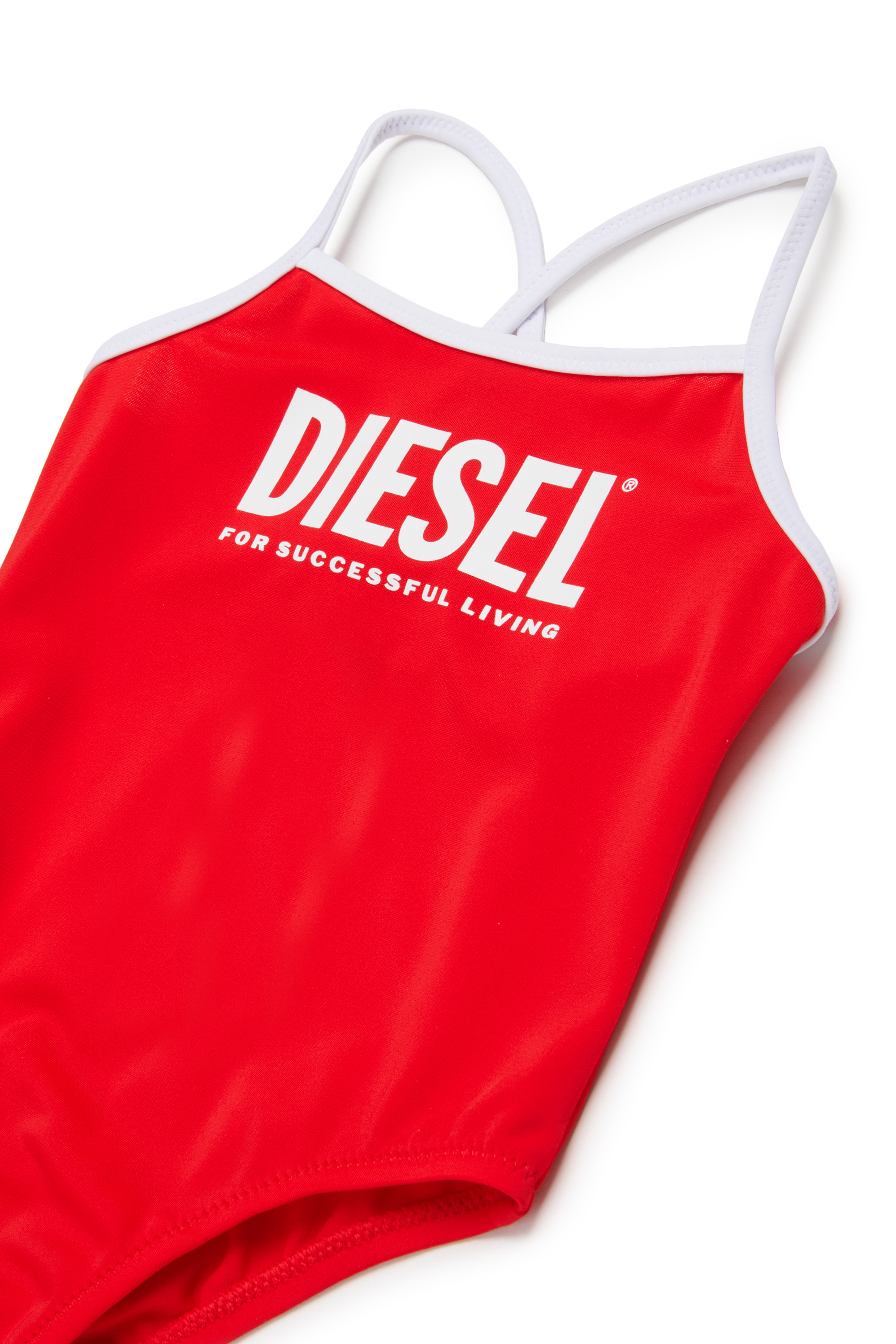 Diesel - MIDIB, Maillot de bain avec finitions contrast&eacute;es Femme in Rouge - 3