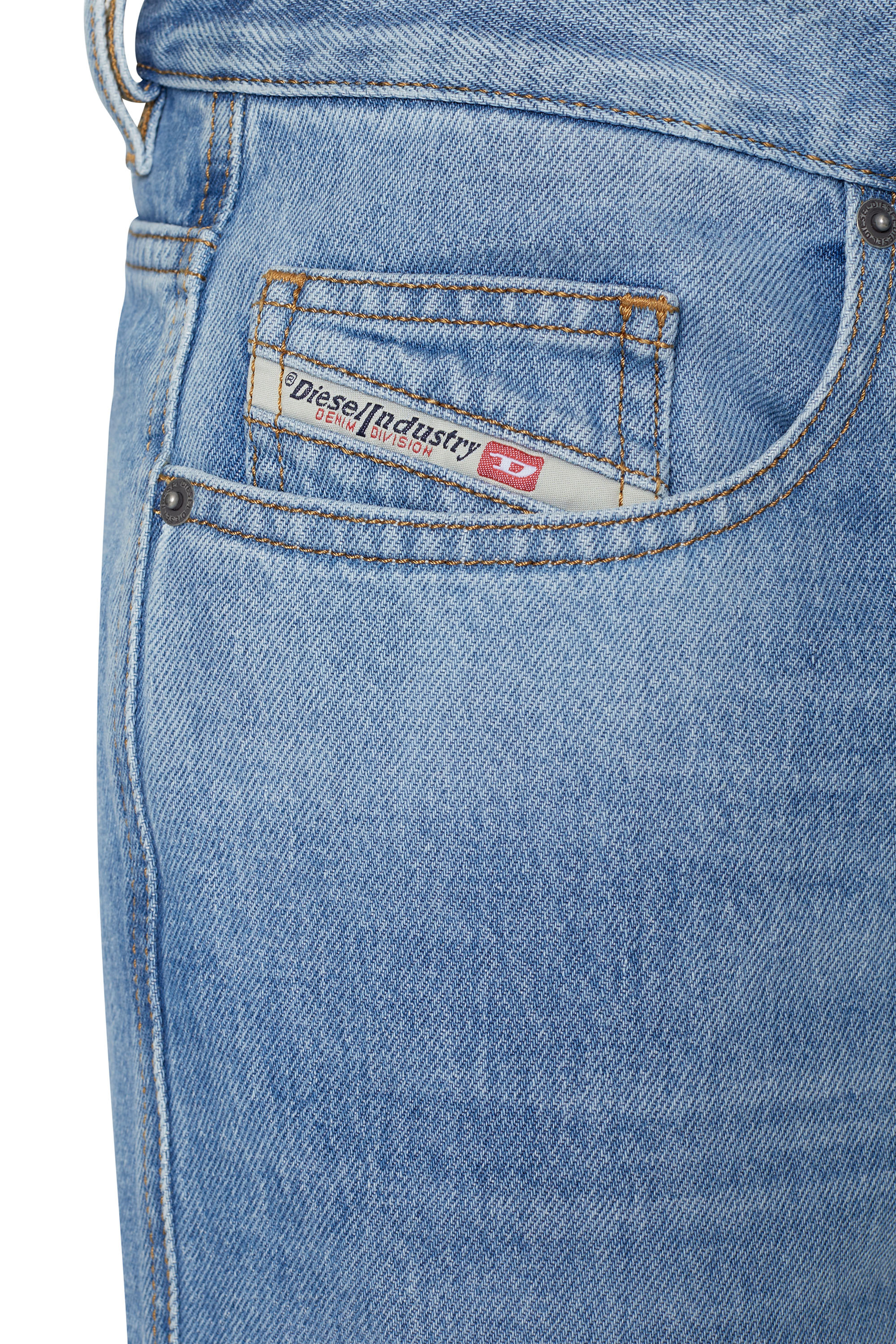 Diesel - Straight Jeans 2020 D-Viker 09C15, Bleu Clair - Image 3