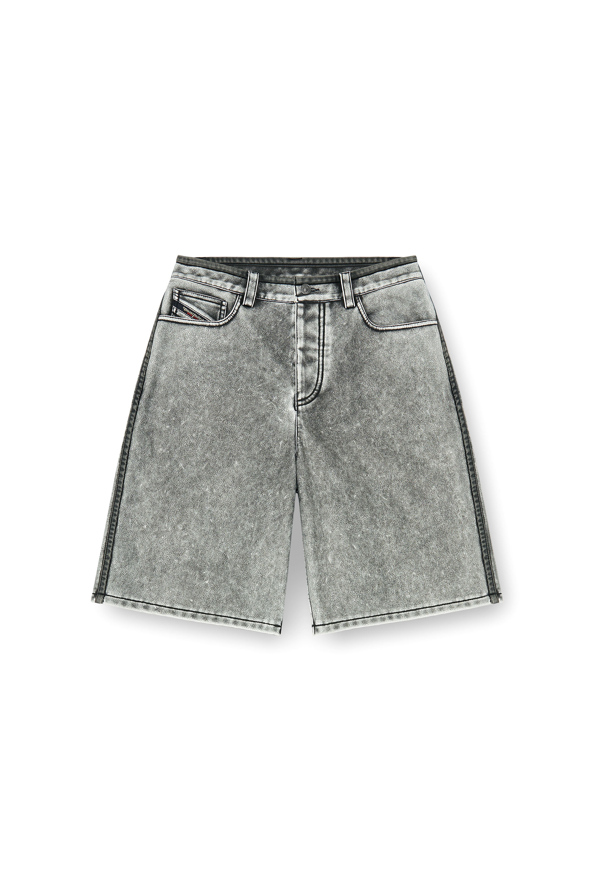 Diesel - P-ARLOR, Bermuda en PU Femme in ToBeDefined - 4