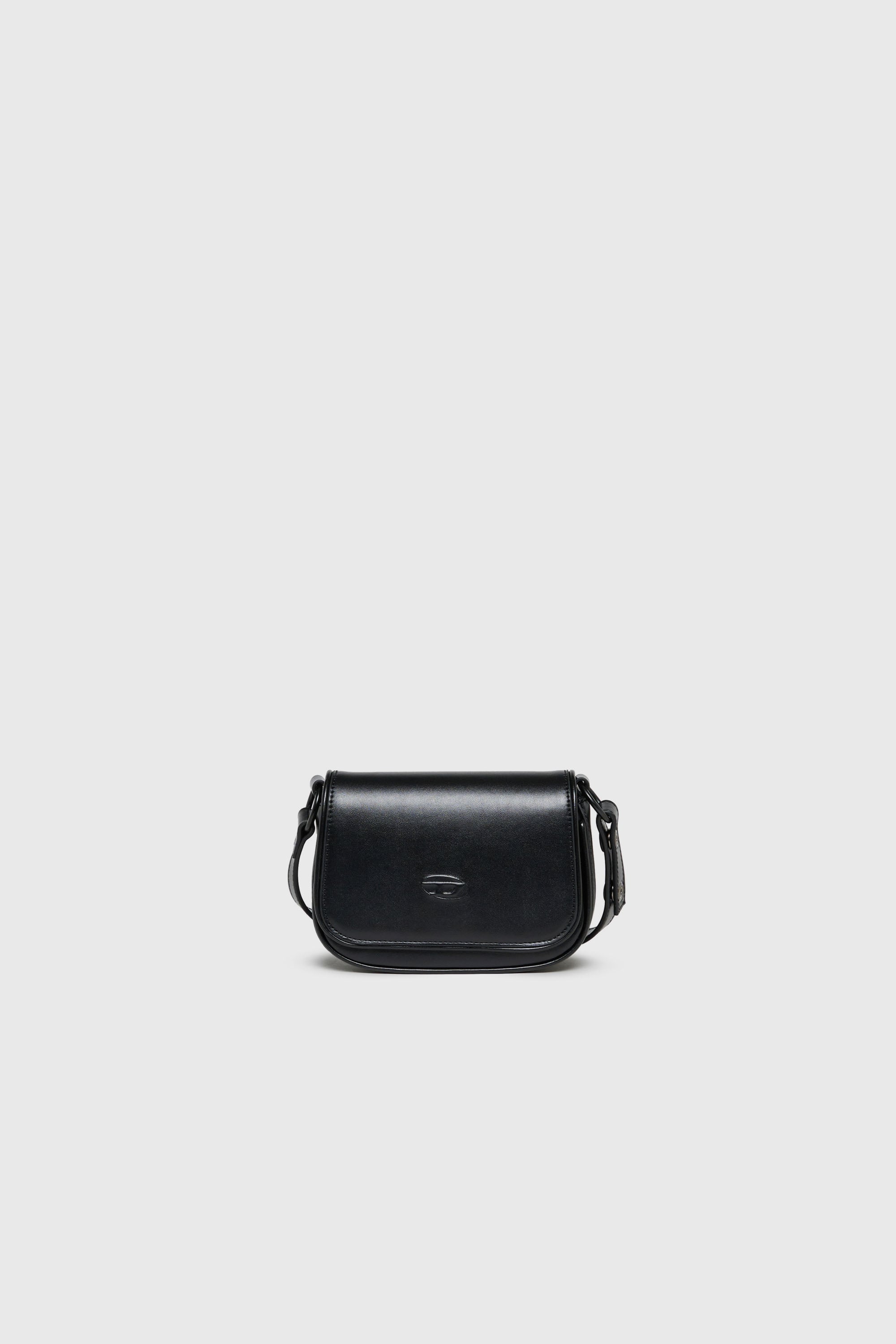 Diesel - WIRT, WIRT - Sac bandouli&egrave;re avec logo Oval D emboss&eacute; Femme in Noir - 1