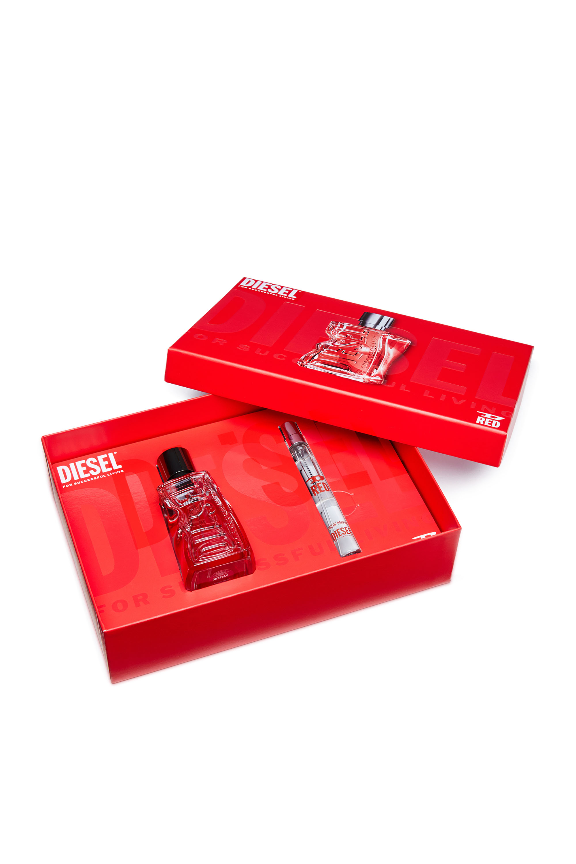 Diesel - D RED 50ML & 10ML  GIFT SET LF261000, Coffret cadeau D Red Homme in Rouge - 2