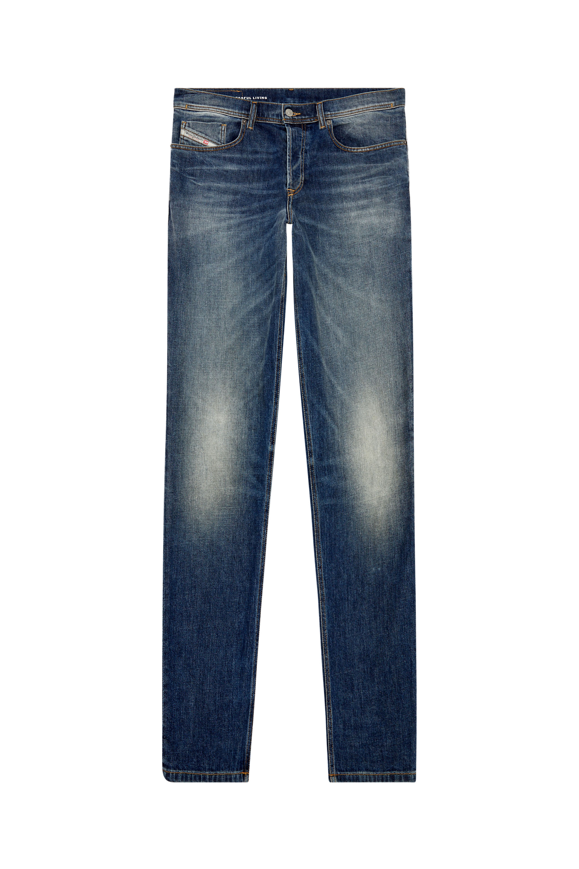 Diesel - Tapered Jeans 2023 D-Finitive 09H43, Bleu Foncé - Image 5