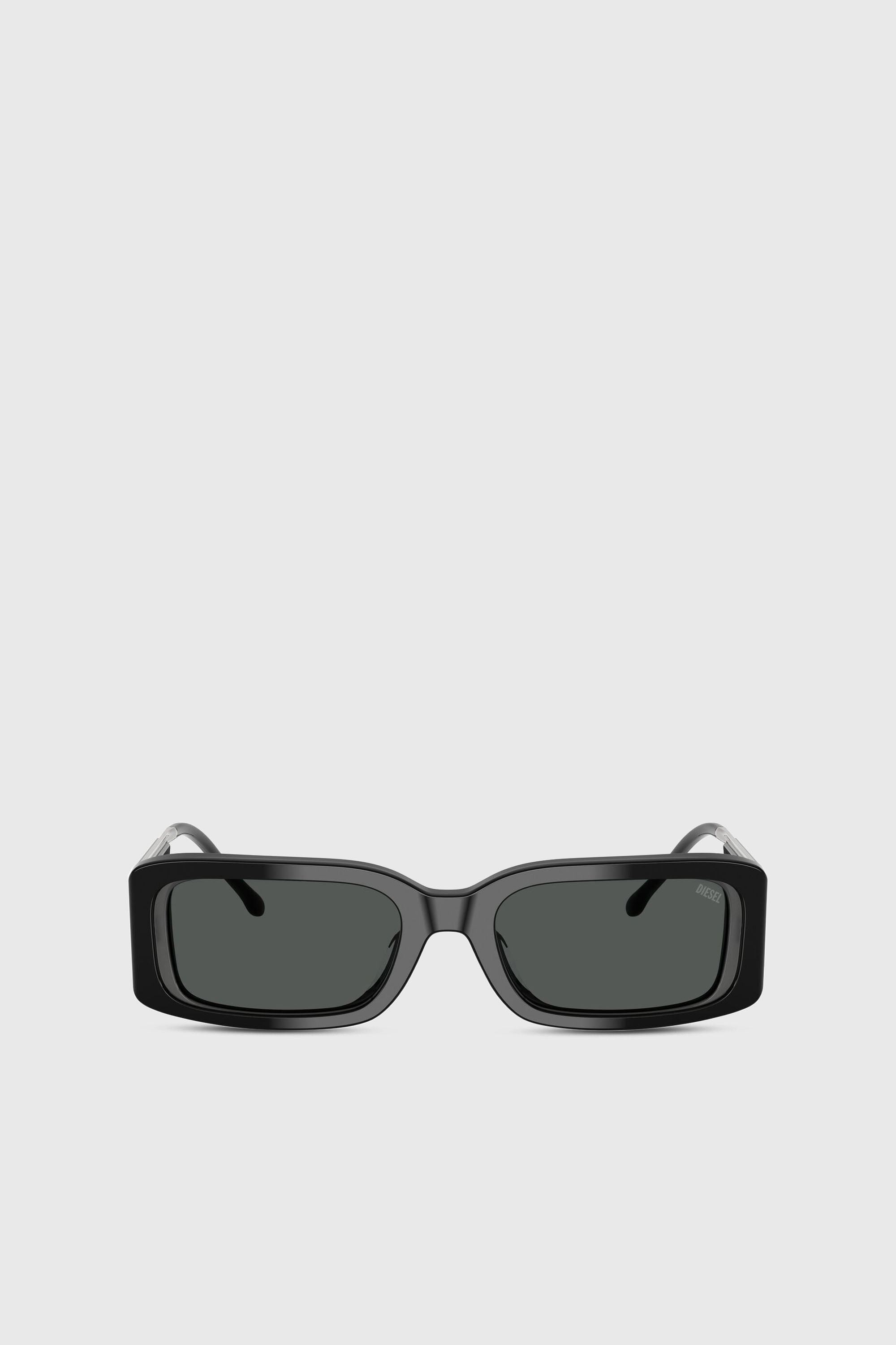 Diesel - 0DL2017U, Lunettes de soleil rectangulaires Mixte in Noir - 1