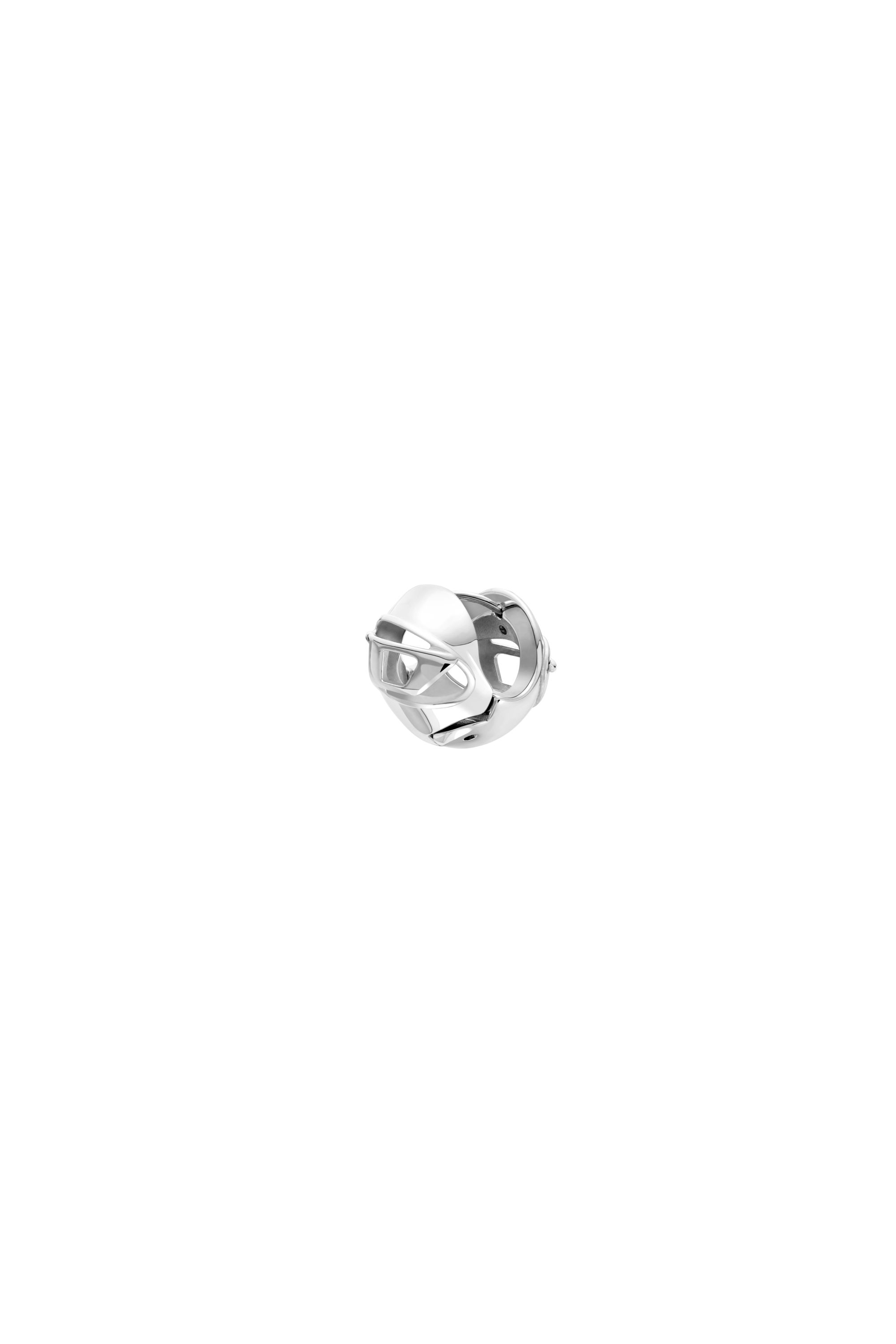 Diesel - DX1718040, Boucle d&rsquo;oreille cr&eacute;ole en acier inoxydable Mixte in Gris argent&eacute; - 1