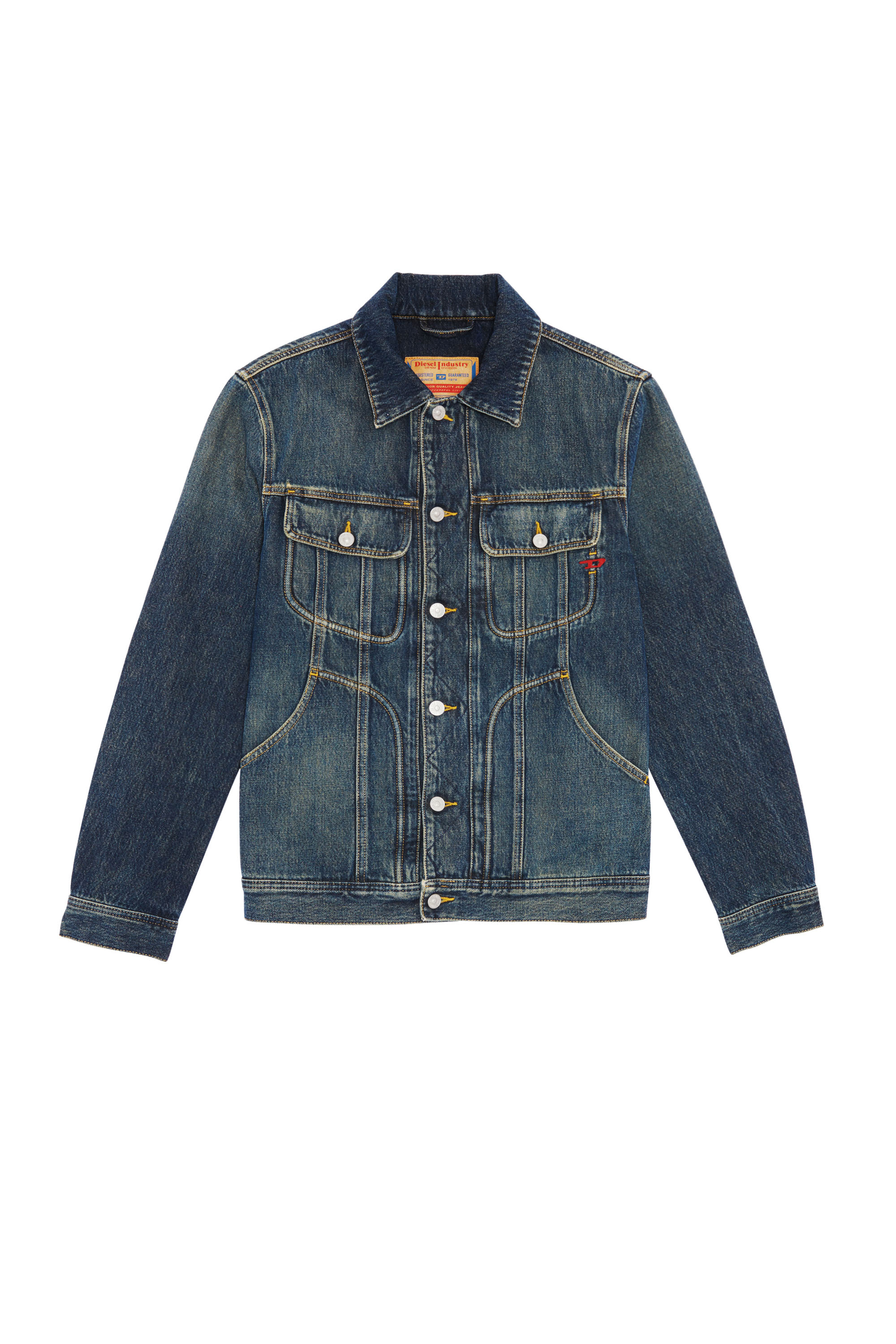 D-RILEY, Bleu Foncé - Vestes en denim