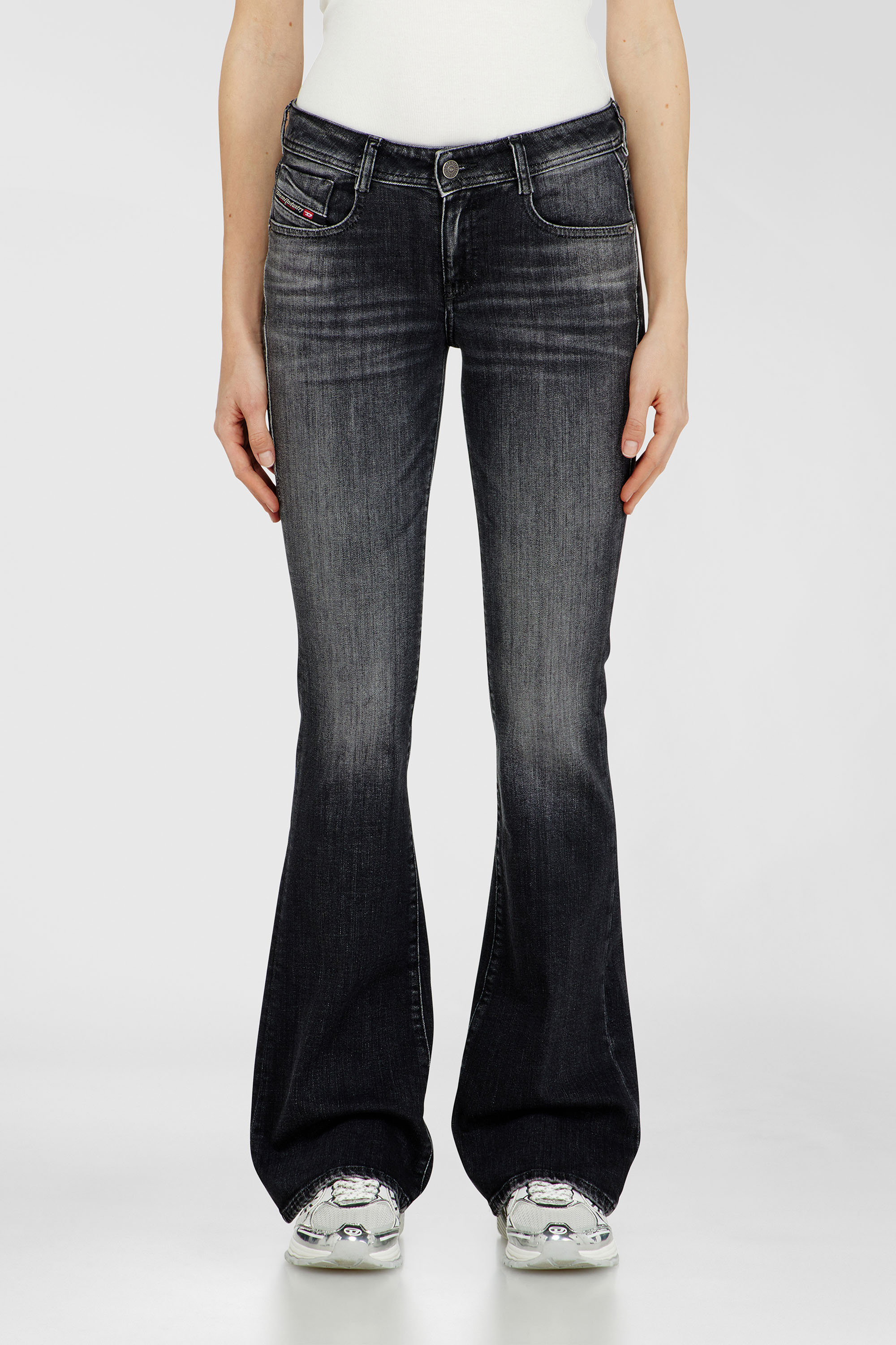 Diesel - Bootcut Jeans 1969 D-Ebbey 09L98 Femme, Noir/Gris fonc&eacute; - Image 4