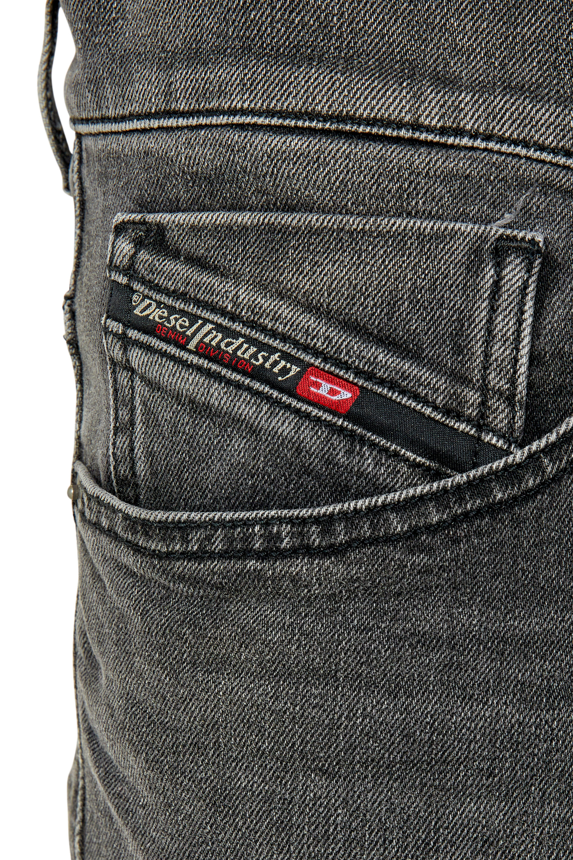 Diesel - 2006 D-Fining 09E94 Tapered Jeans, Gris - Image 3