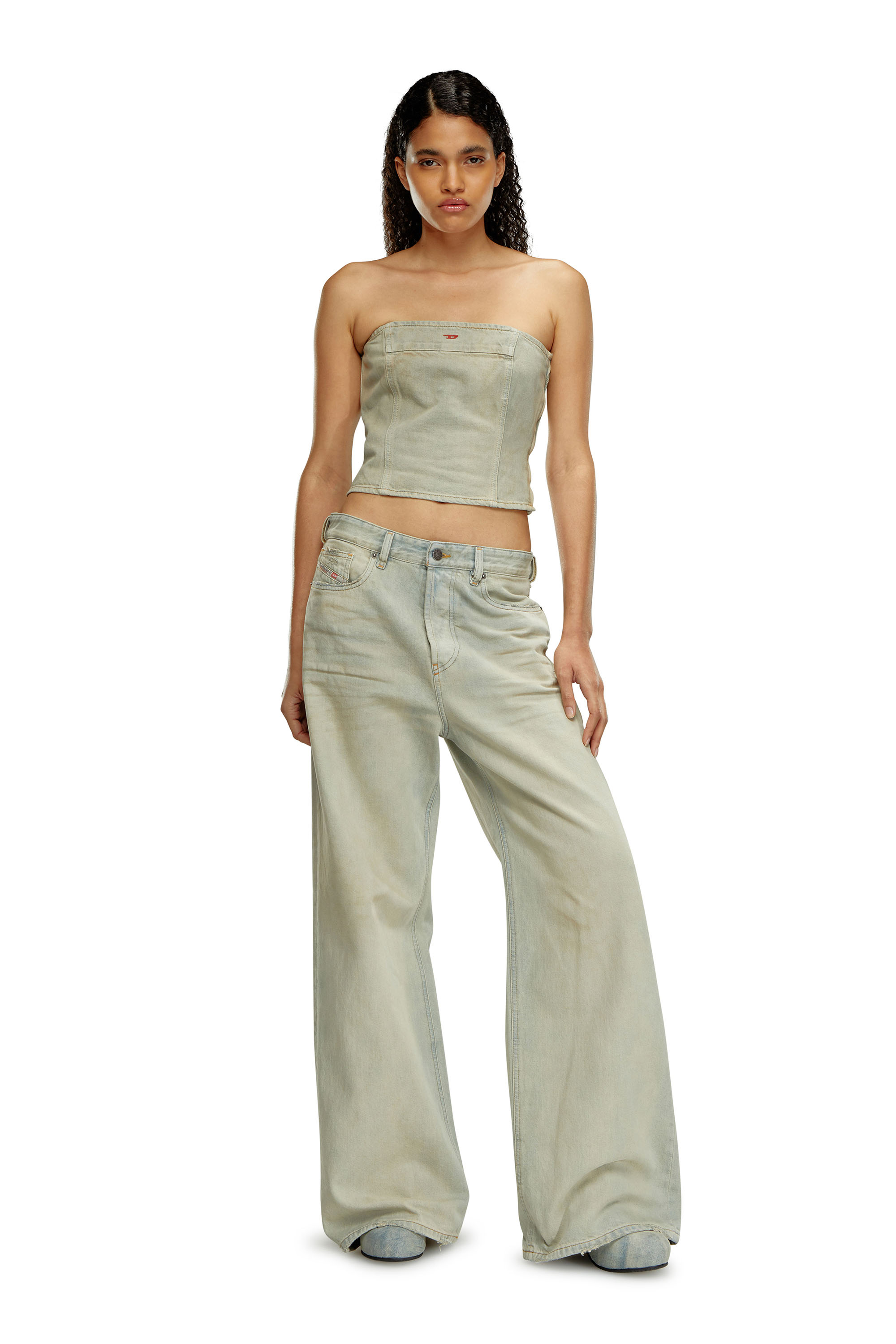 Diesel - Relaxed Jeans 1996 D-Sire 09H60 Femme, Bleu Clair - Image 1