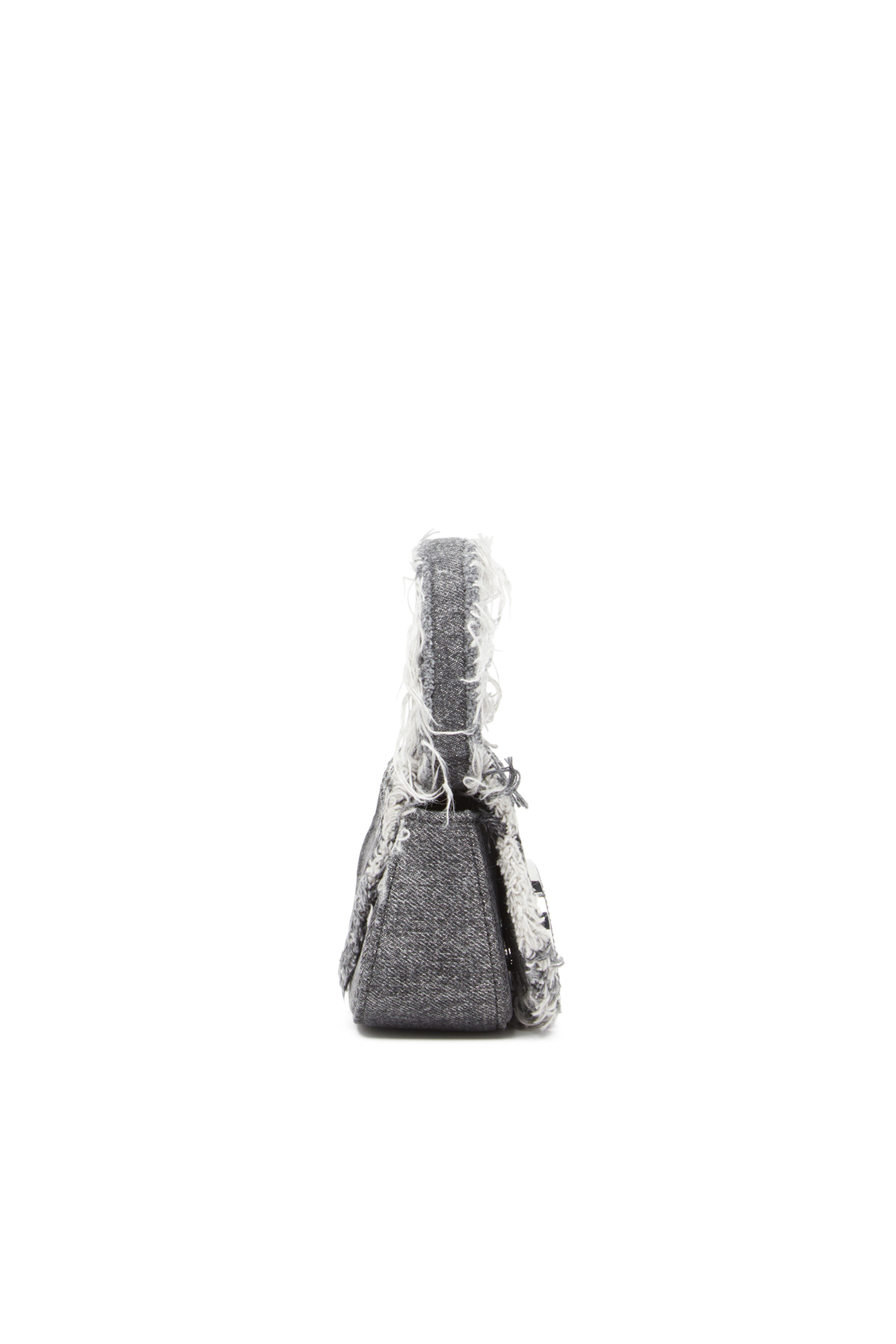 Diesel - 1DR XS, Femme 1DR XS-Mini sac iconique en denim et cristaux in Noir - Image 3