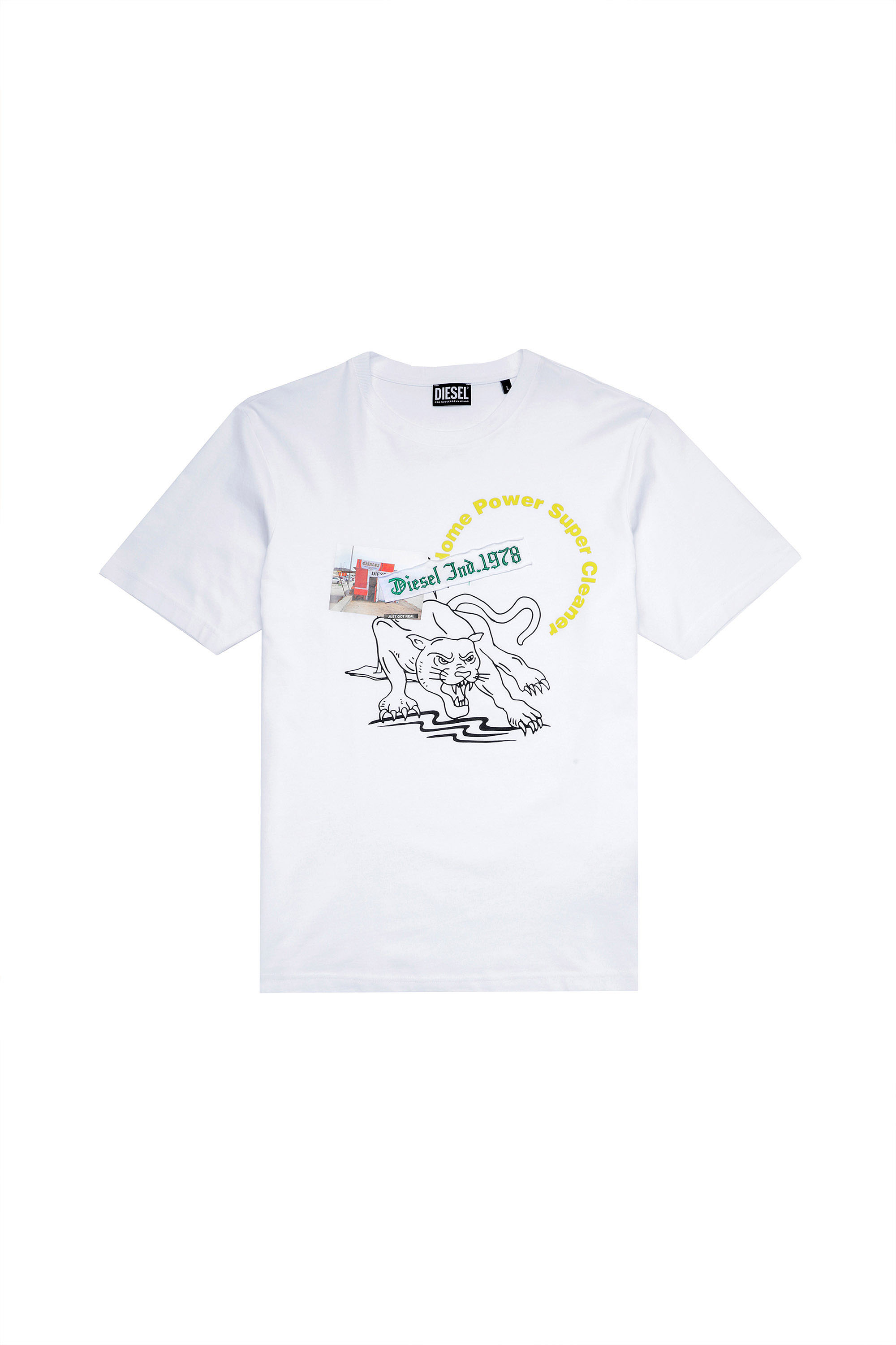 T-JUST-B60, Blanc - T-Shirts