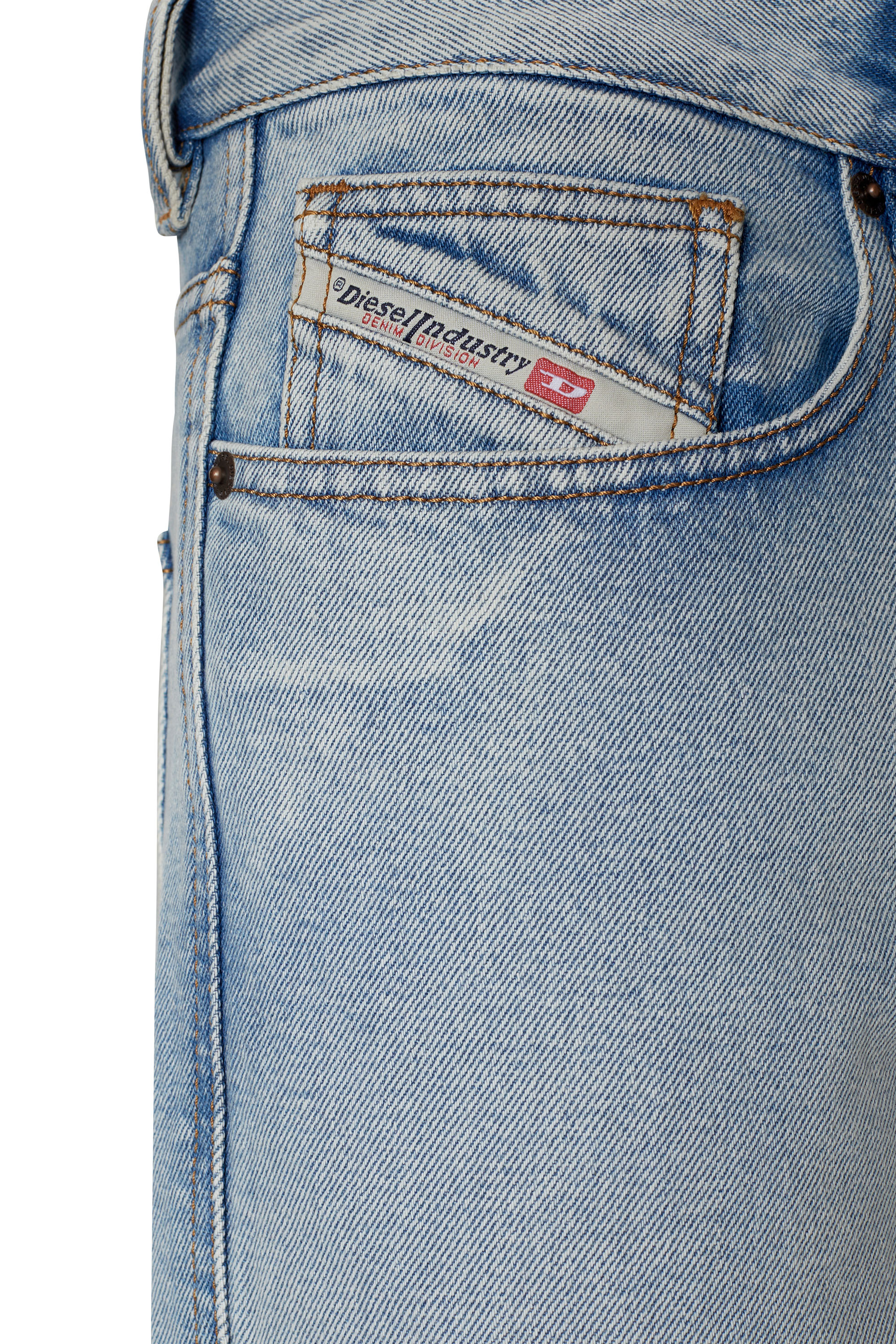 Diesel - 2010 09C14 Straight Jeans, Bleu Clair - Image 3