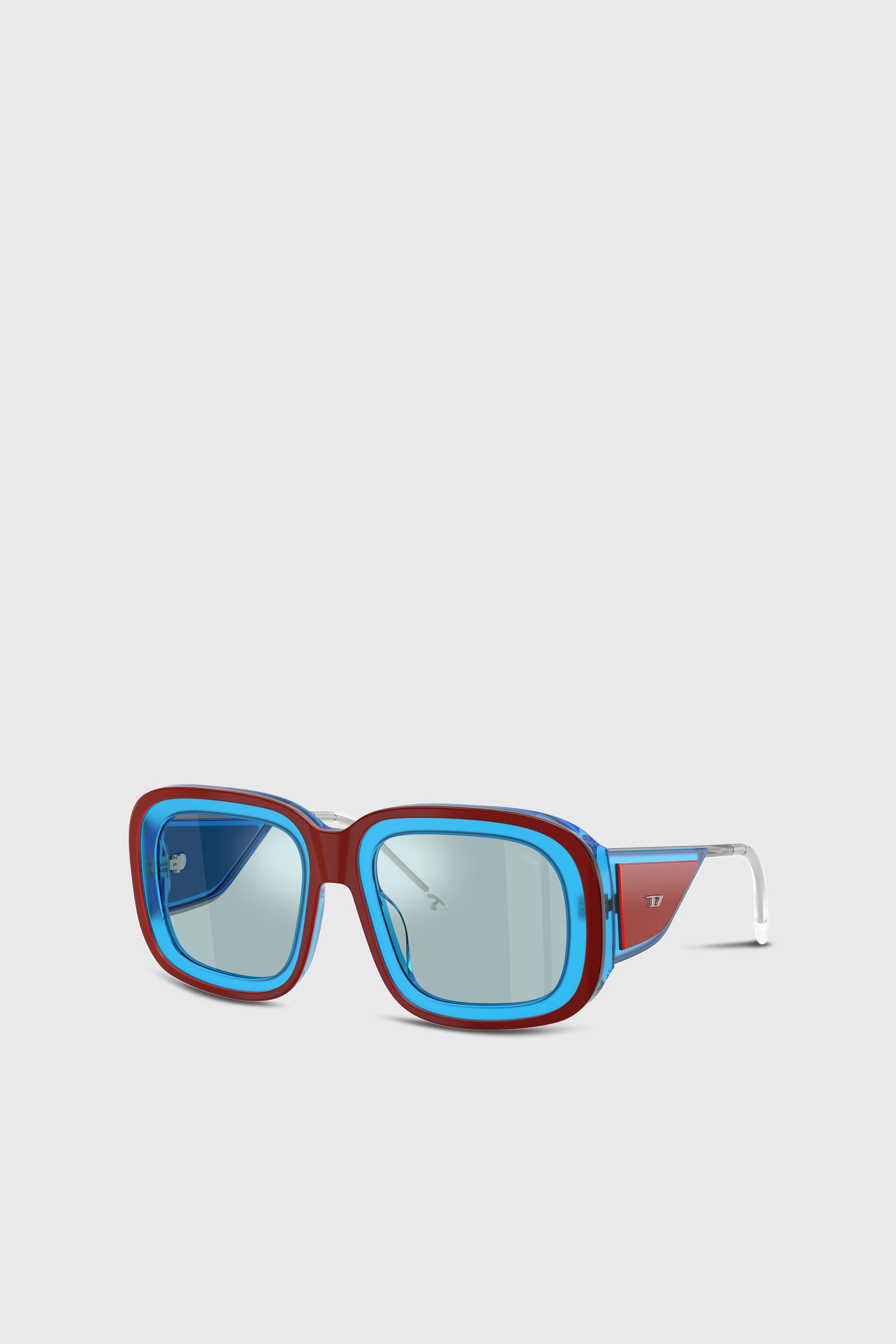 Diesel - 0DL2015U, Lunettes de soleil carr&eacute;es Mixte in Polychrome - 2