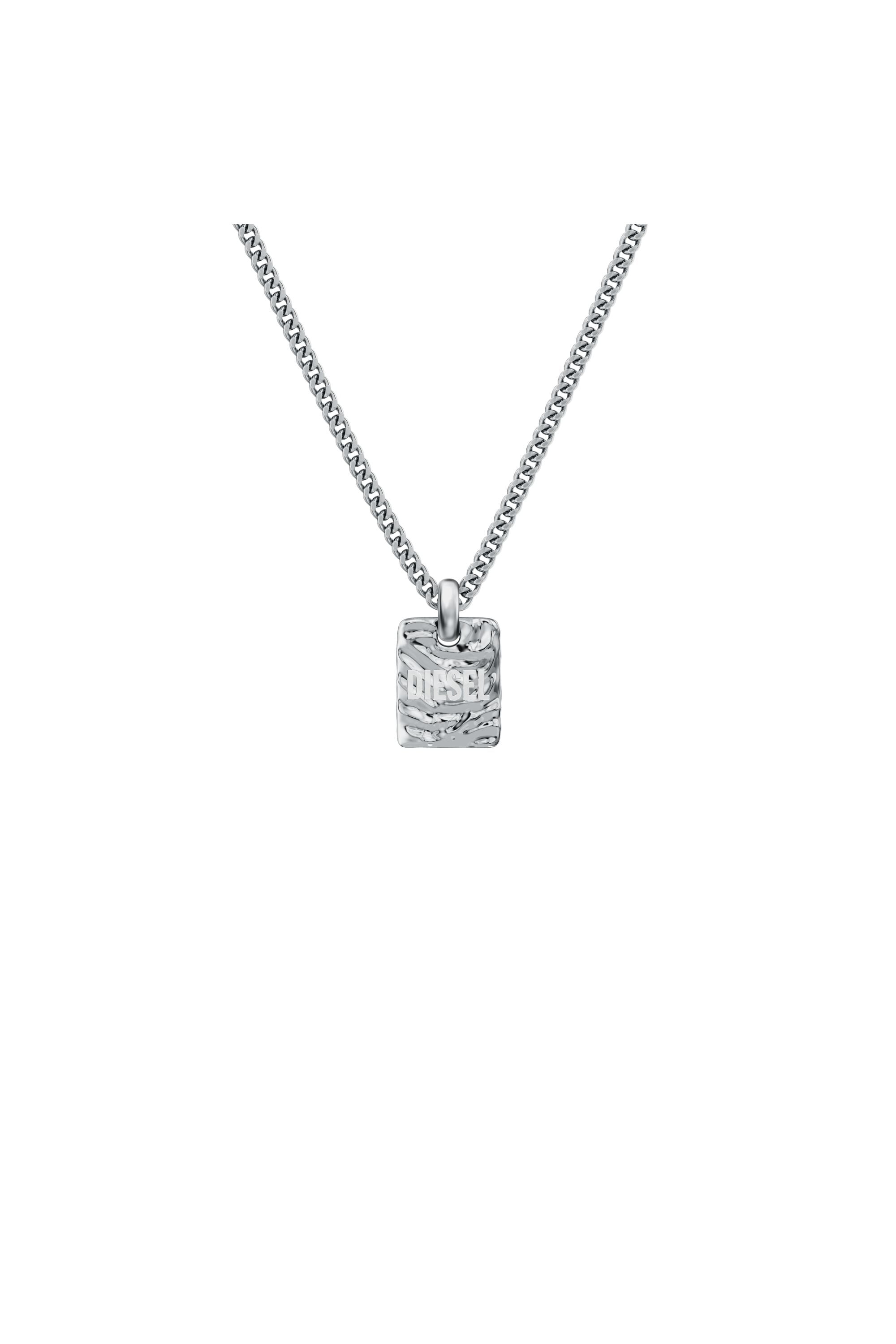 Diesel - DX1734040, Collier pendentif en acier inoxydable Mixte in Gris argent&eacute; - 2