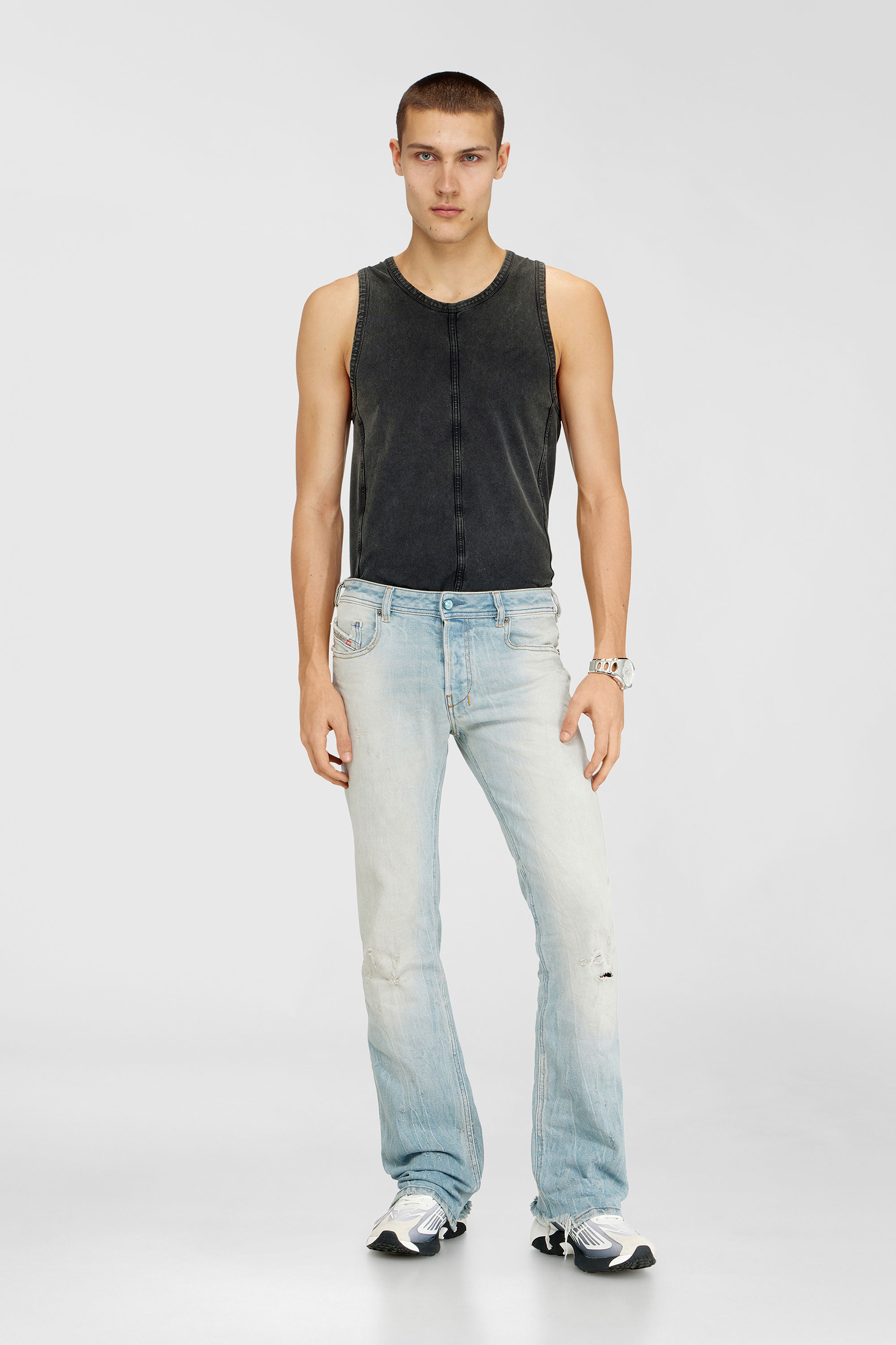 Diesel - Bootcut Jeans 2007 Zatiny 09N47 Homme, Bleu Clair - Image 1