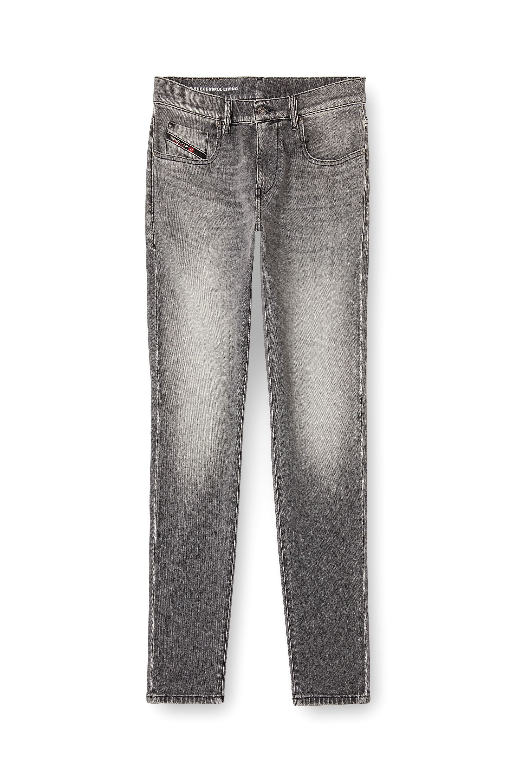 Diesel - Slim Jeans 2019 D-Strukt 09M30 Homme, Gris - Image 3