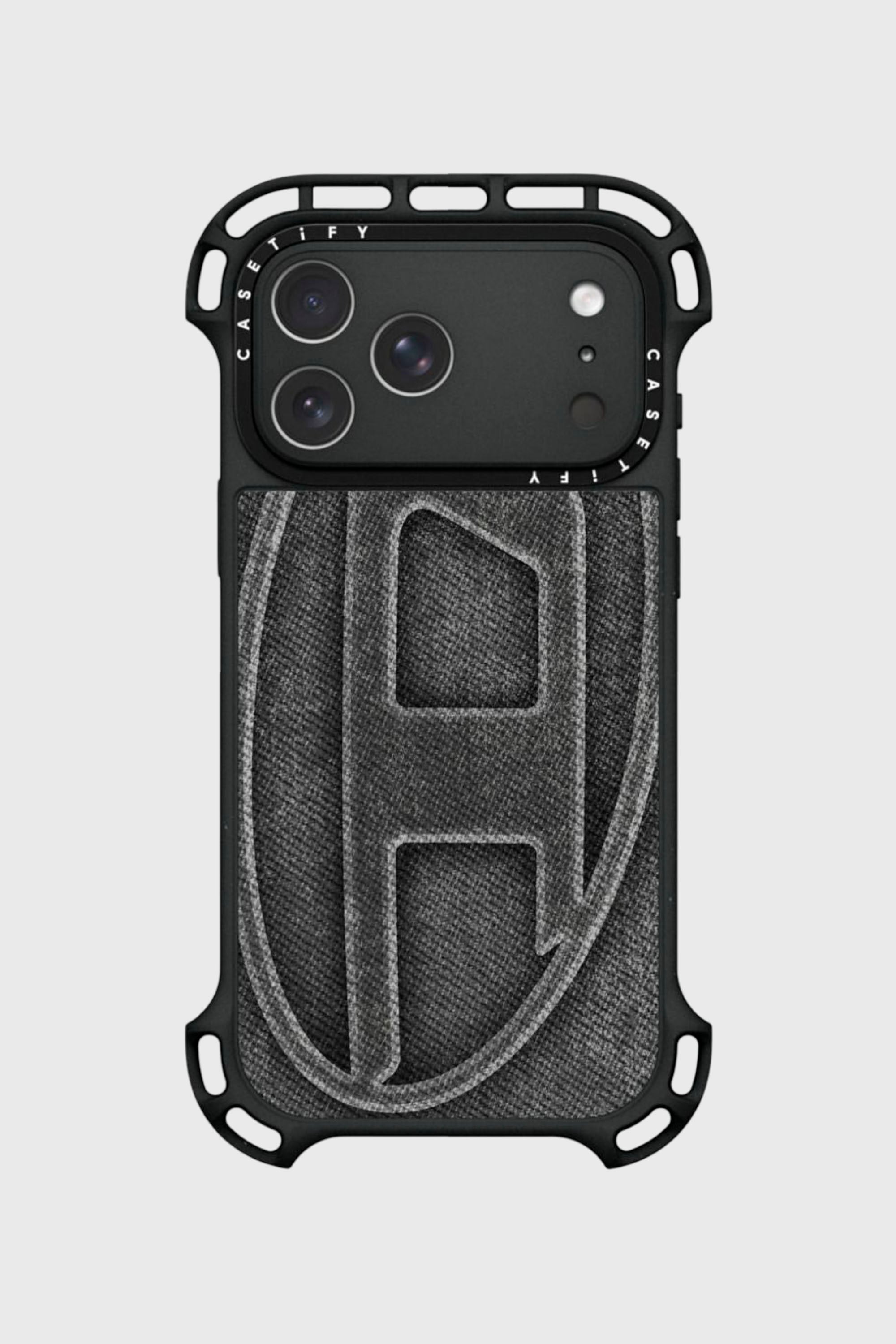 Diesel - 60599 MOULDED CASE, Unisex's Oval D case for iPhone 17 Pro Max in Black - 1