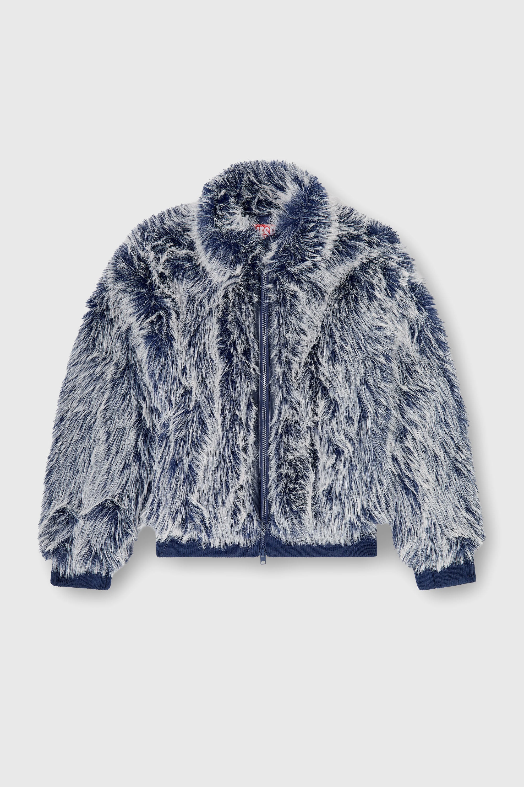 Diesel - W-VICTOR, Veste d'hiver shaggy Homme in Bleu - 2