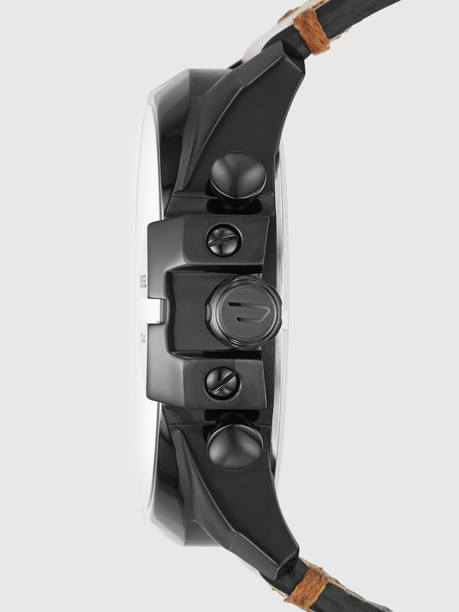 Diesel - DZ4463, Man's Mega Chief watch with gray dial in Black - 2