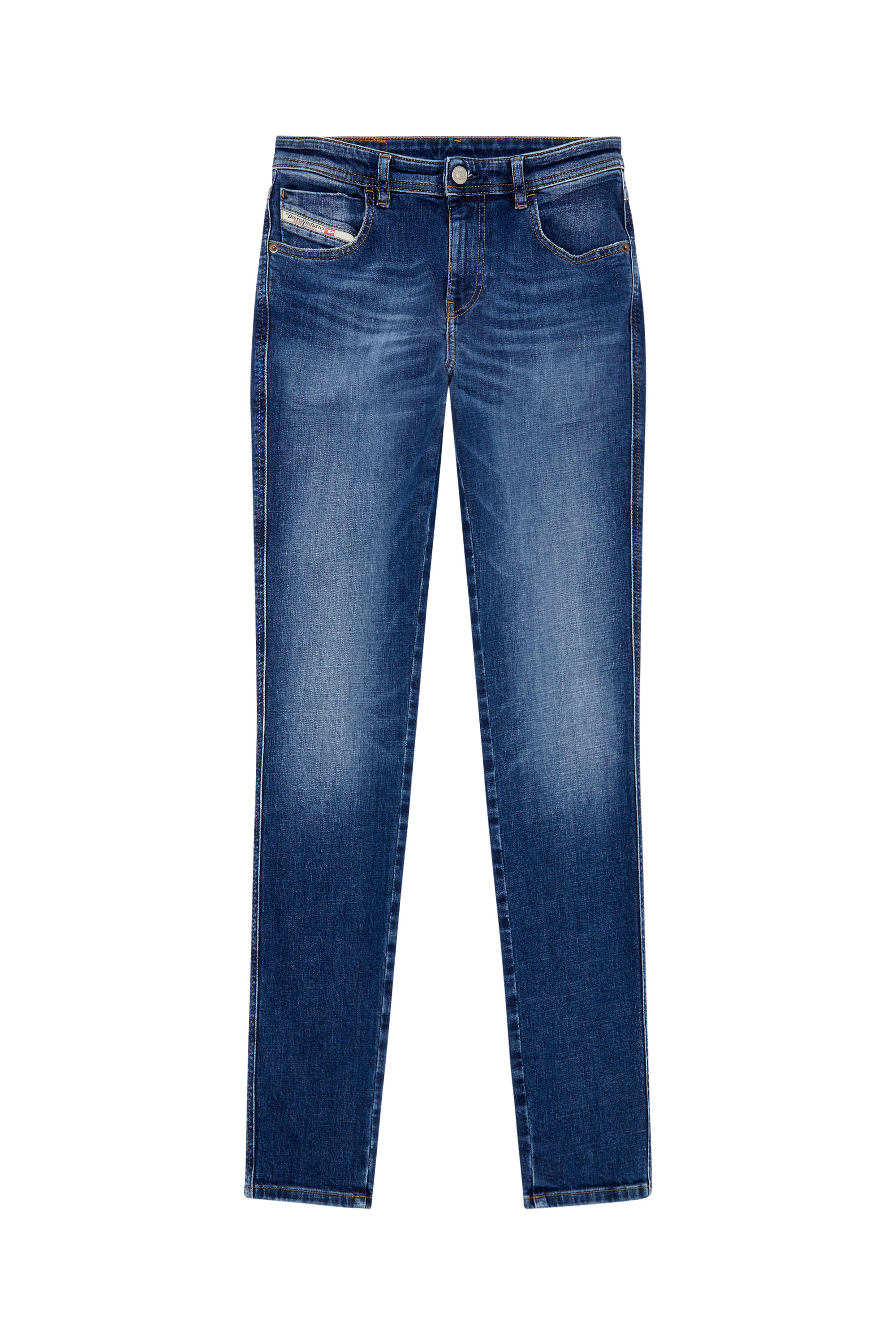 Diesel - Skinny Jeans 2015 Babhila 09H63, Bleu Foncé - Image 5
