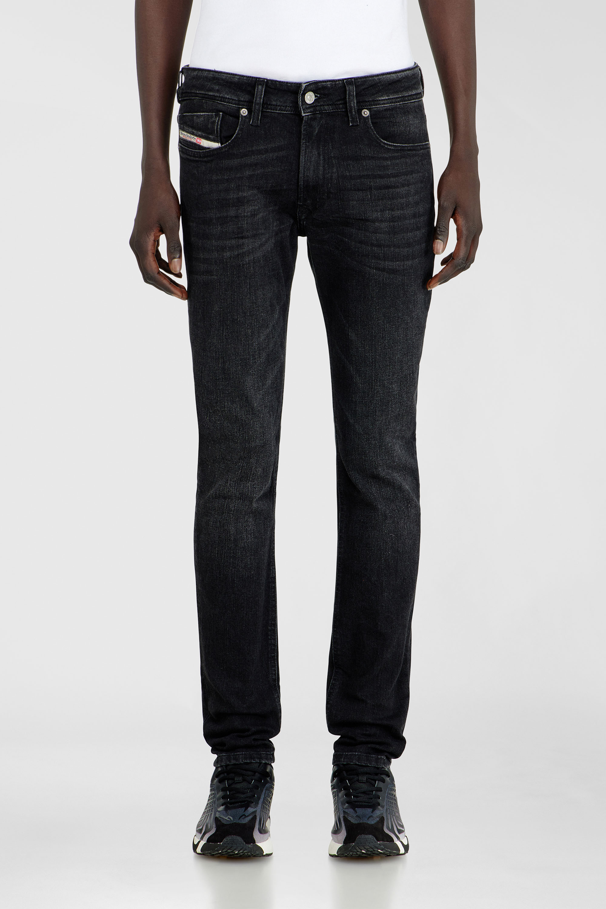 Diesel - Skinny Jeans 1979 Sleenker 0GRDA Homme, Noir/Gris fonc&eacute; - Image 4