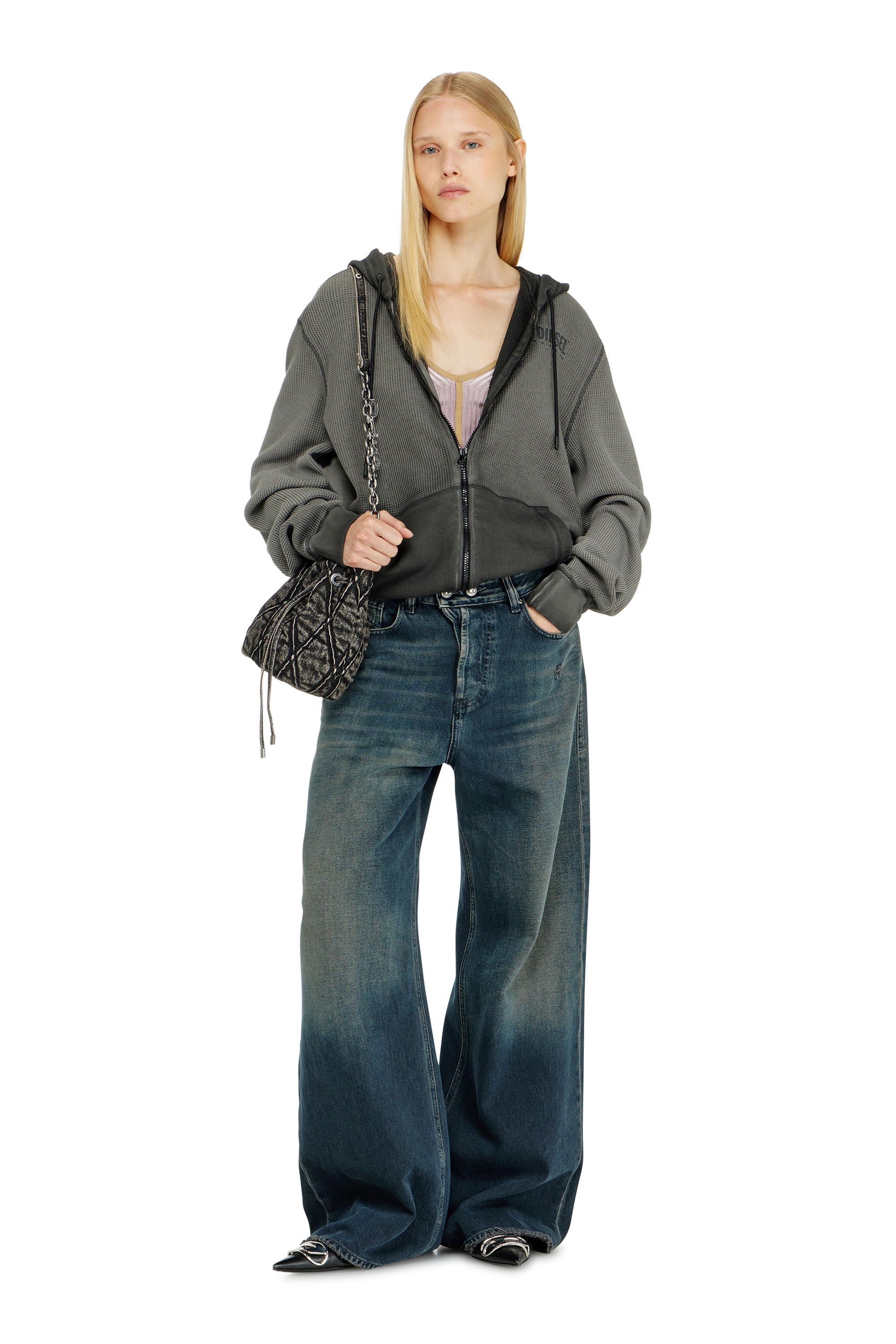 Diesel - Relaxed Jeans 1996 D-Sire 09N67 Mixte, Bleu Fonc&eacute; - Image 1