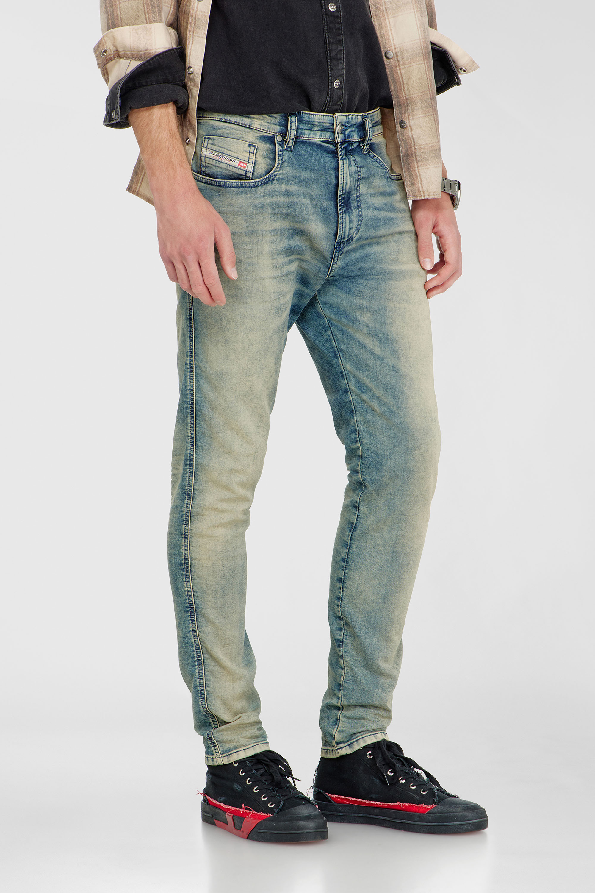 Diesel - Slim 2062 D-Strukt Joggjeans&reg; 09P60 Homme, Bleu moyen - Image 5