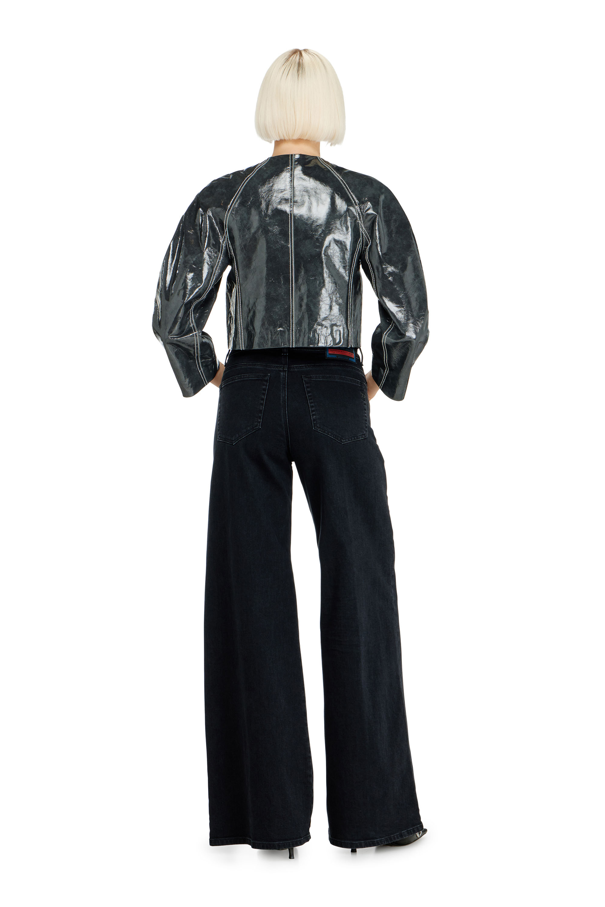 Diesel - Flare Jeans 1978 D-Akemi 09N89 Femme, Noir/Gris fonc&eacute; - Image 3