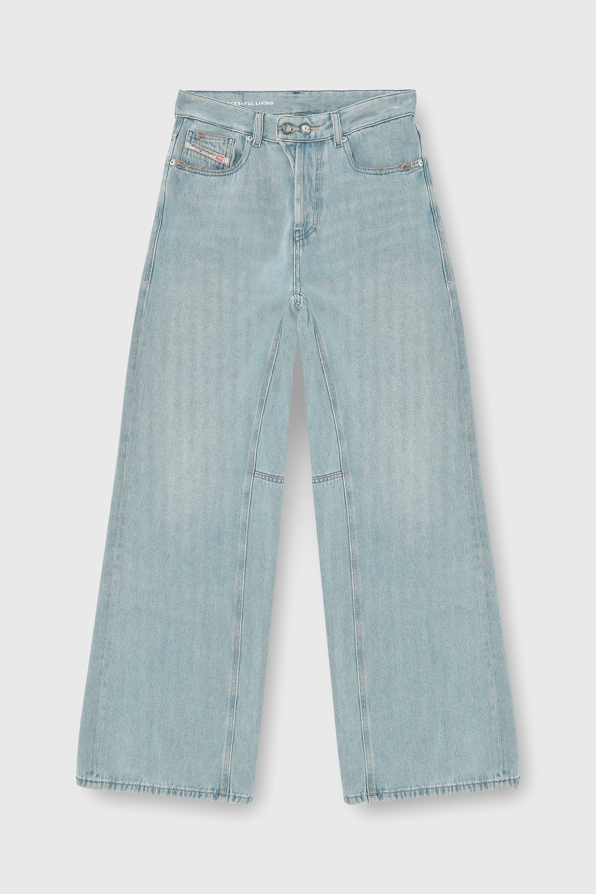 Diesel - Relaxed Jeans 1996 D-Sire 09P84 Femme, Bleu Clair - Image 2