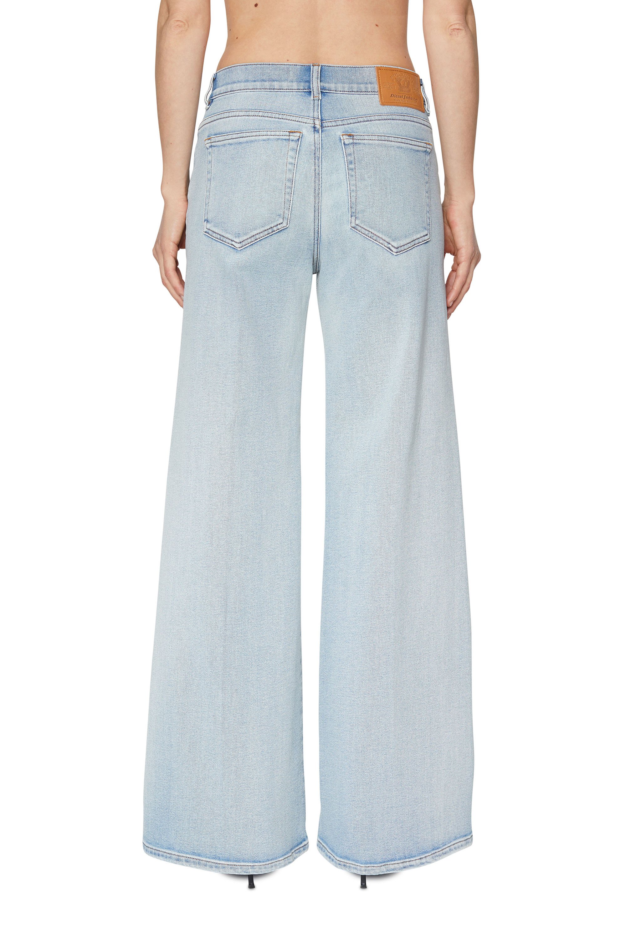 Diesel - 1978 D-AKEMI 09C08 Bootcut and Flare Jeans, Bleu Clair - Image 2